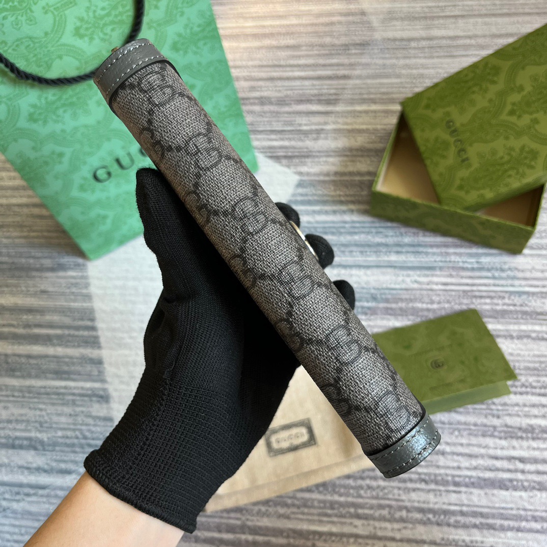 Ophidia Zip Around Wallet Svp*me Canvas Grey For Men 7.5in/19cm ‎‎‎706844 UULBN 1244