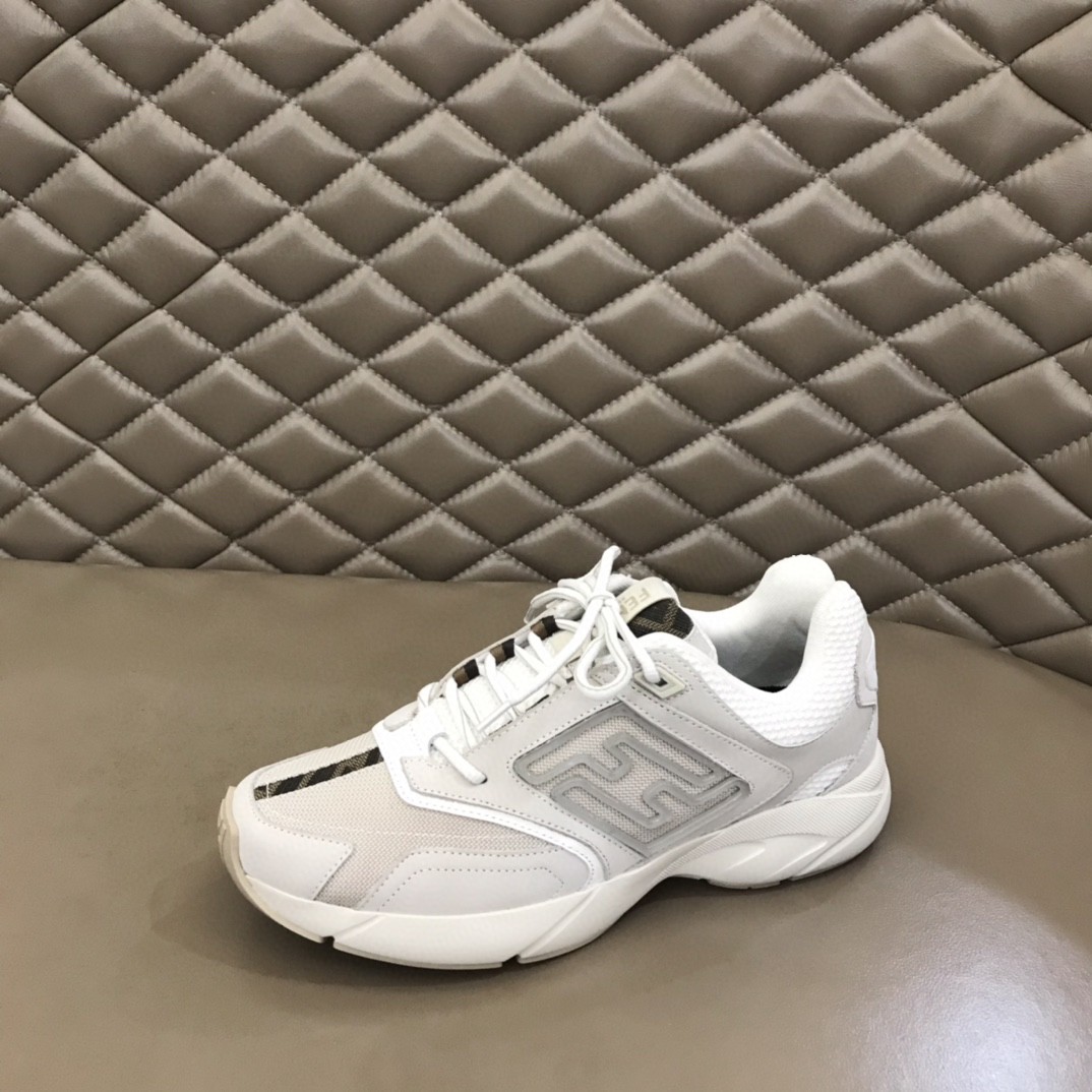 FD F**di Faster Trainers Sneakers White For Women 7E1555AKX6F1ICF