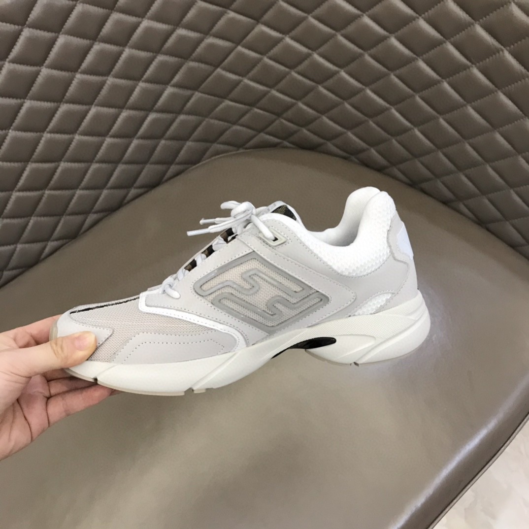 FD F**di Faster Trainers Sneakers White For Women 7E1555AKX6F1ICF