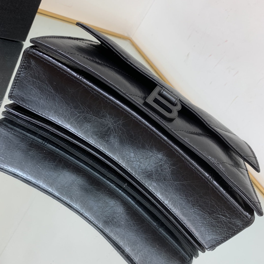 Ba1en*iaga Crush Small Chain Bag Black/Pink/Silver/White For Women‎ 9.8in/24.9cm