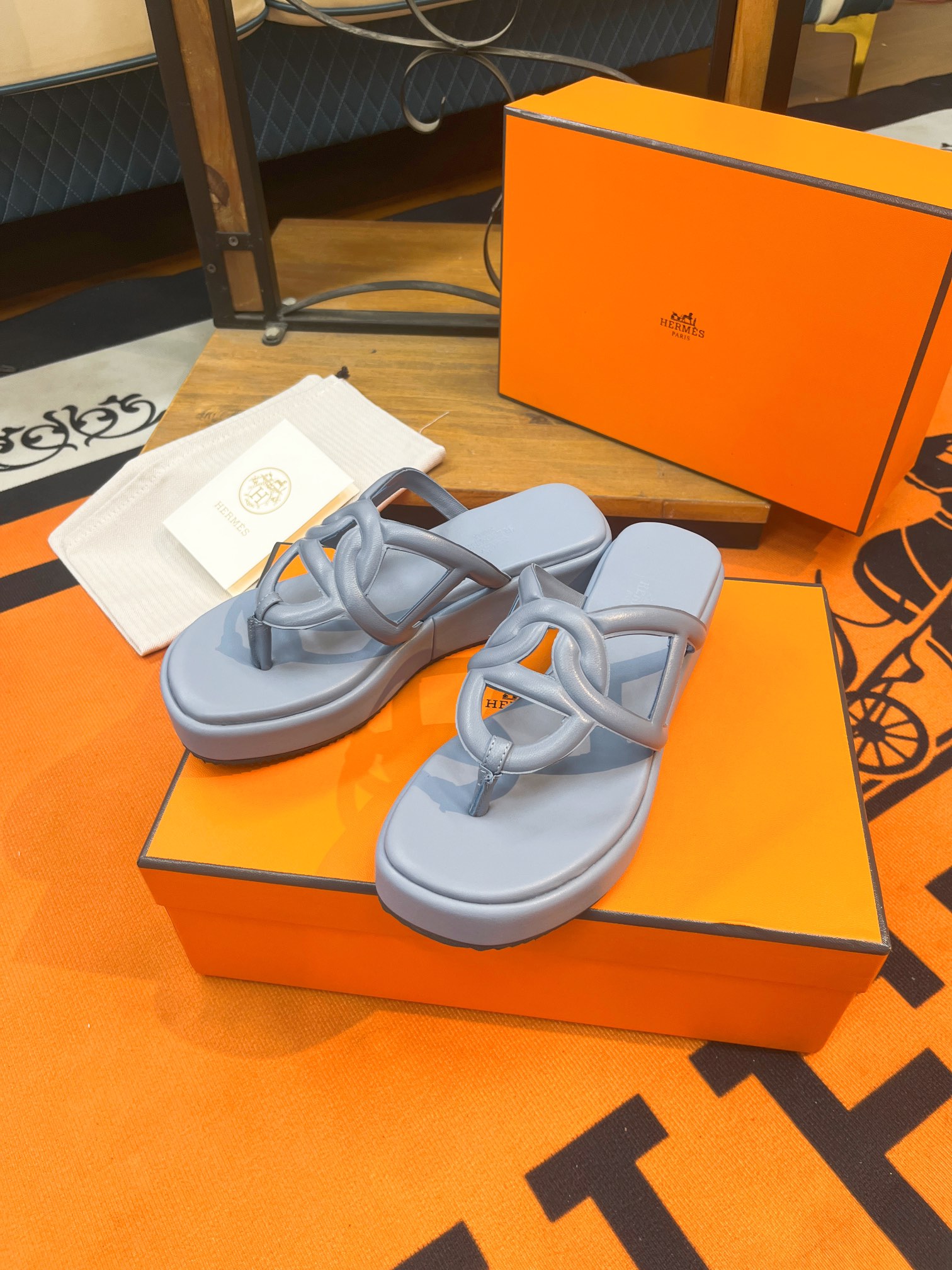 H**me5 Gipsy Sandal Blue For Women H231082Z 6A350