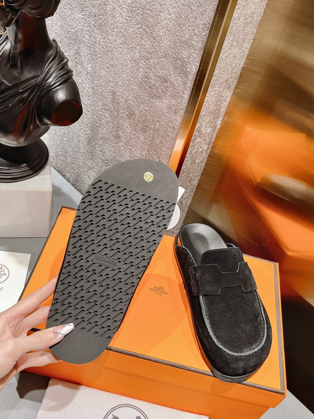 H**me5 Go Mule Black For Women H231222Z 02370