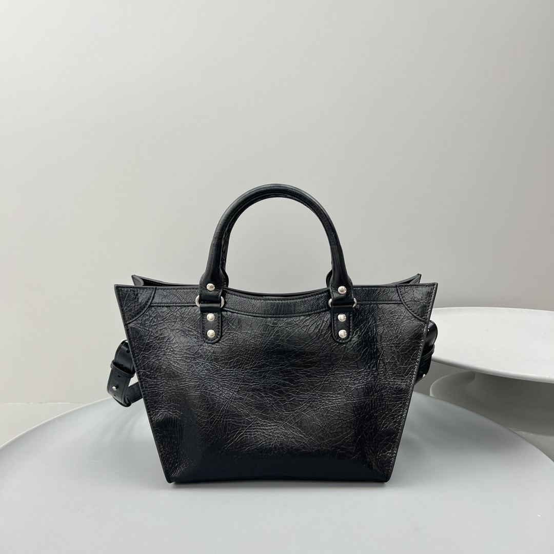 Ba1en*iaga Neo Classic Small Handbag Black For Women‎ 13in/33cm