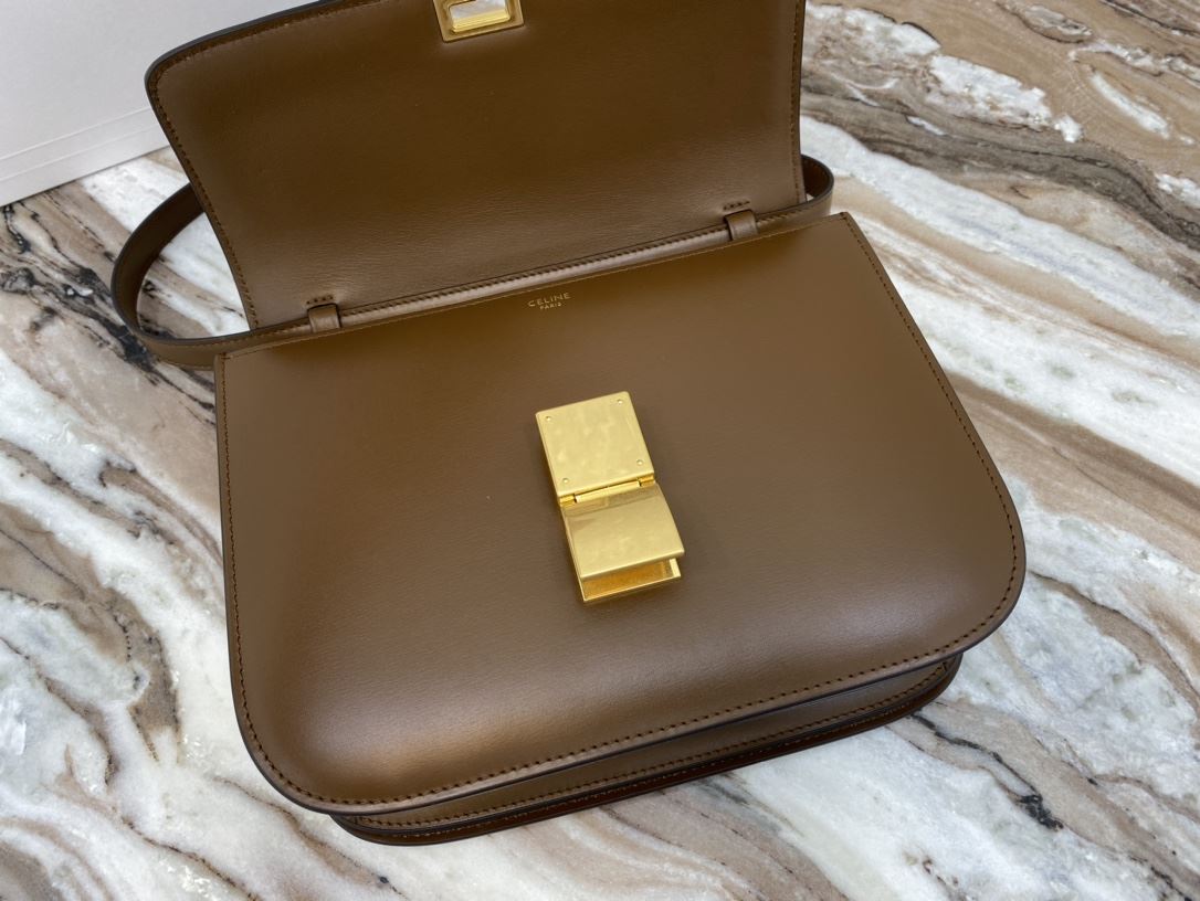 Ce1i*e Teen Classic Bag In Box Black/Brown/Red/Burgundy/Green/Dark Red For Women‎ 7in/18.5cm 192523DLS.38NO