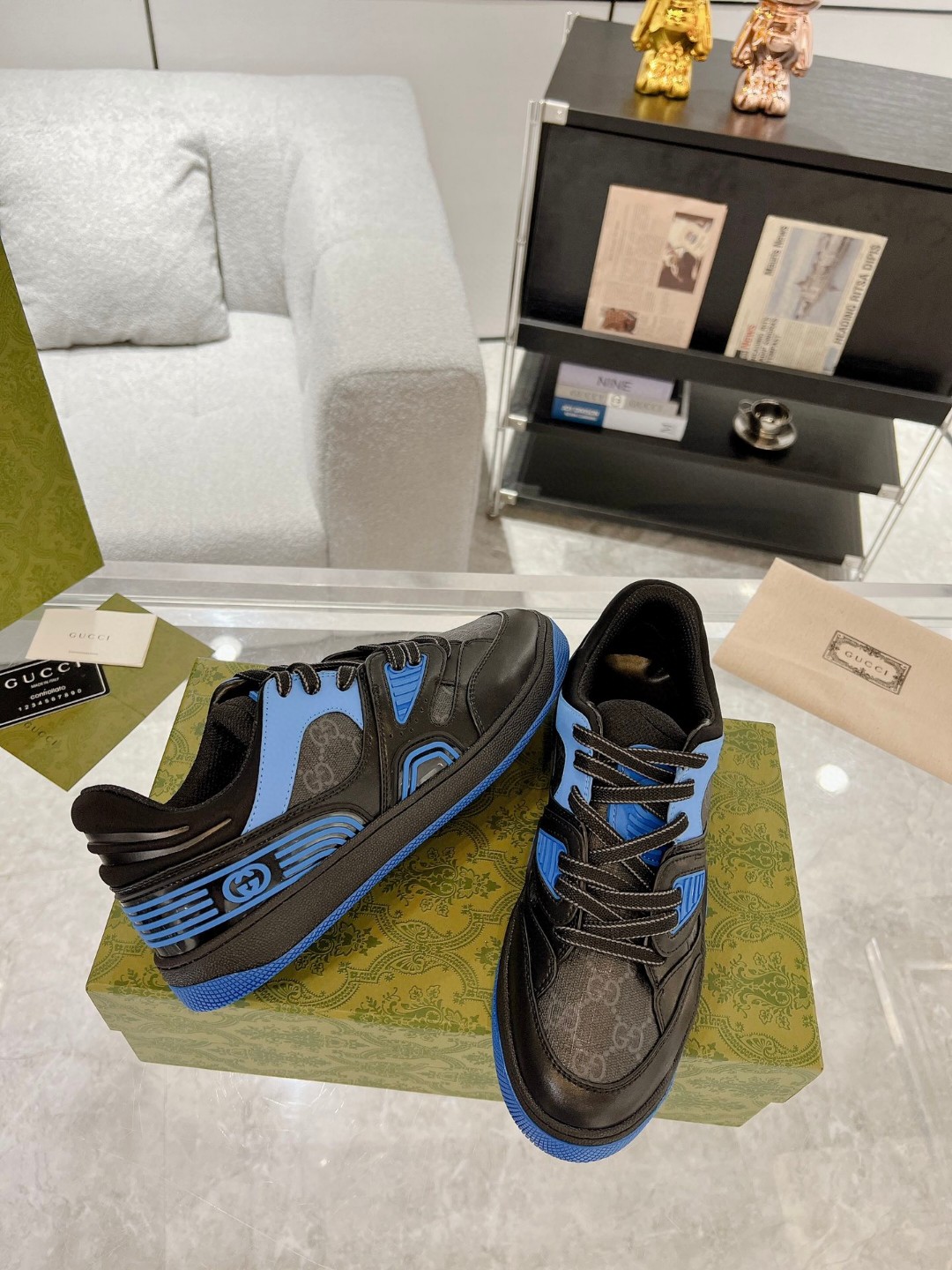 Gvc*1 Basket Sneaker Black For Men 724004 FAA1U 1160