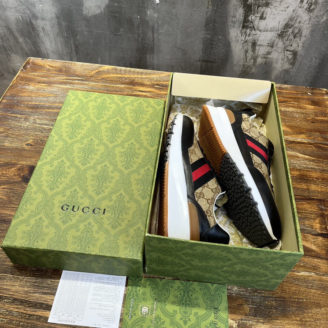 Gvc*1 Sneaker With Web Beige For Men