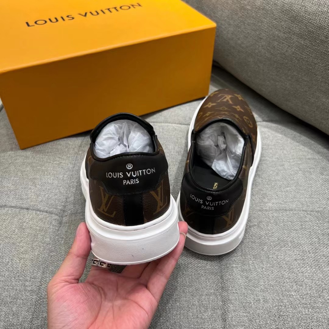 L0vis Vvtt0n Beverly Hills Slip On Brown For Men