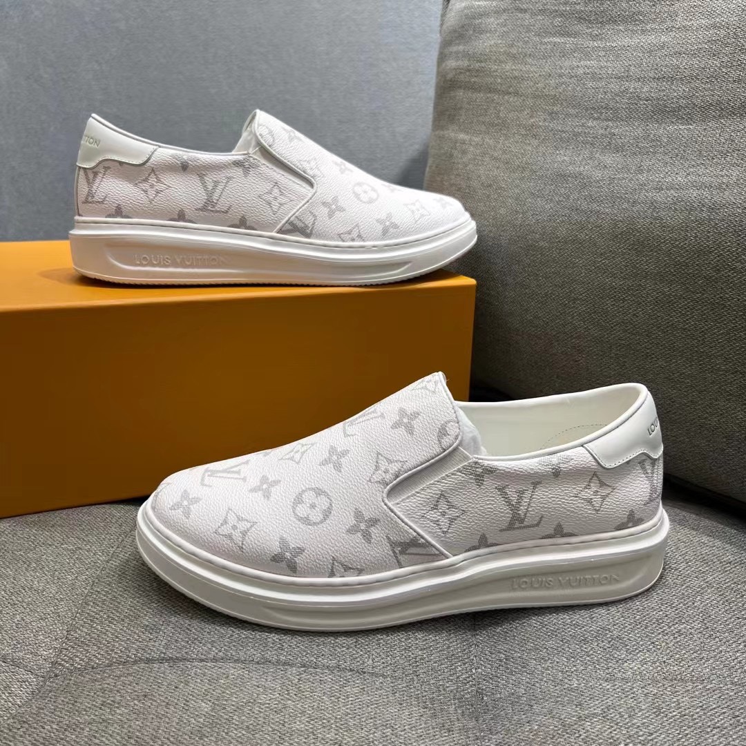 L0vis Vvtt0n Beverly Hills Slip On White For Men