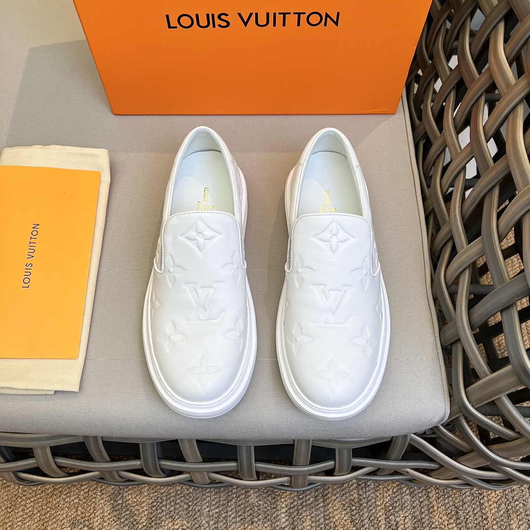 L0vis Vvtt0n Beverly Hills Slip On White For Men 1AA7NQ