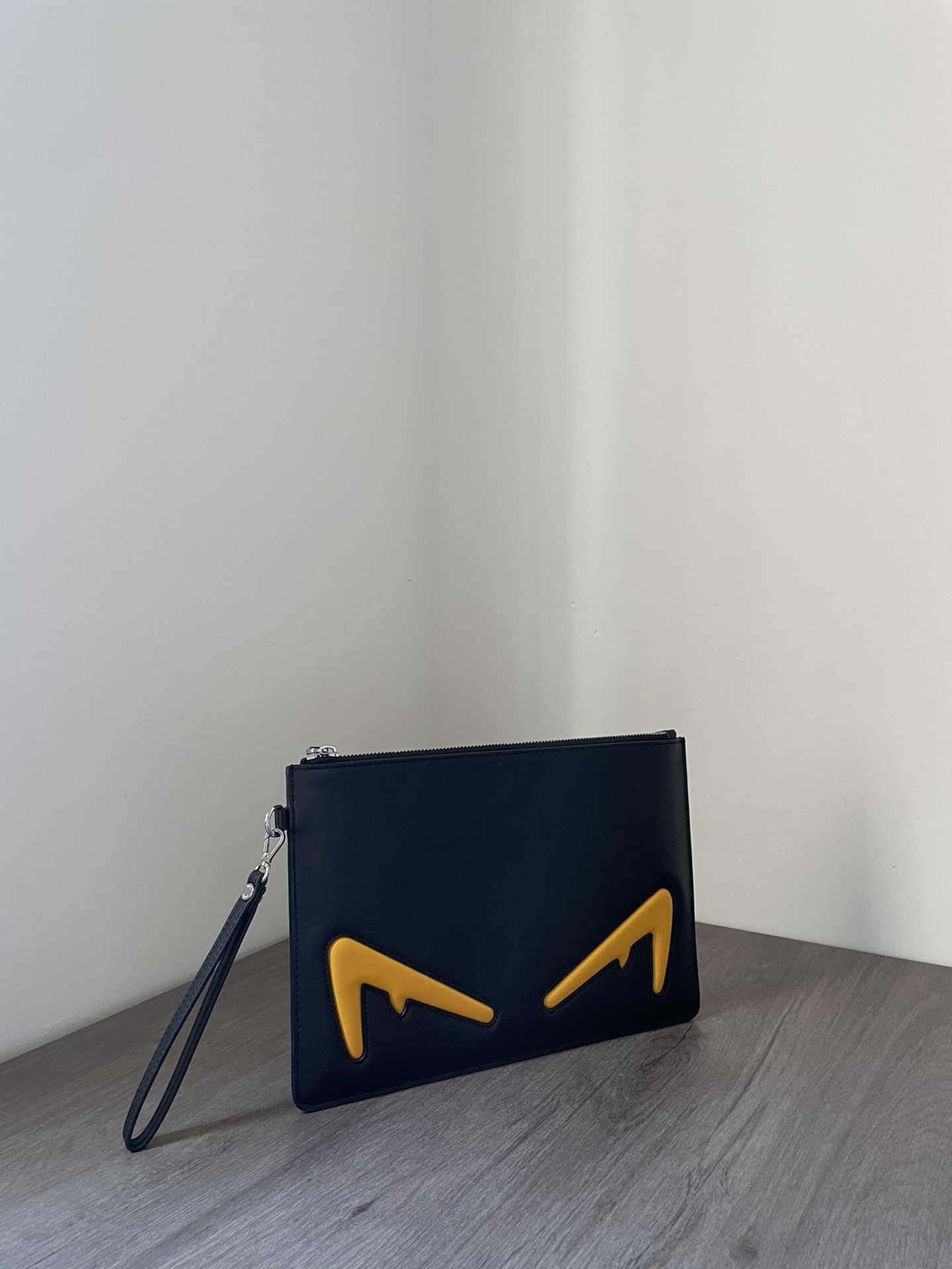 F**di Bugs Eyes Clutch Black And Yellow/Black And White For Women 12in/30cm