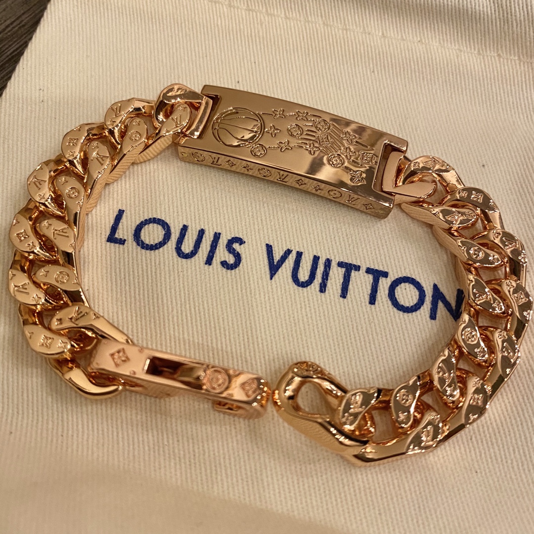 L0vis Vvtt0n Chain Bracelet Gold