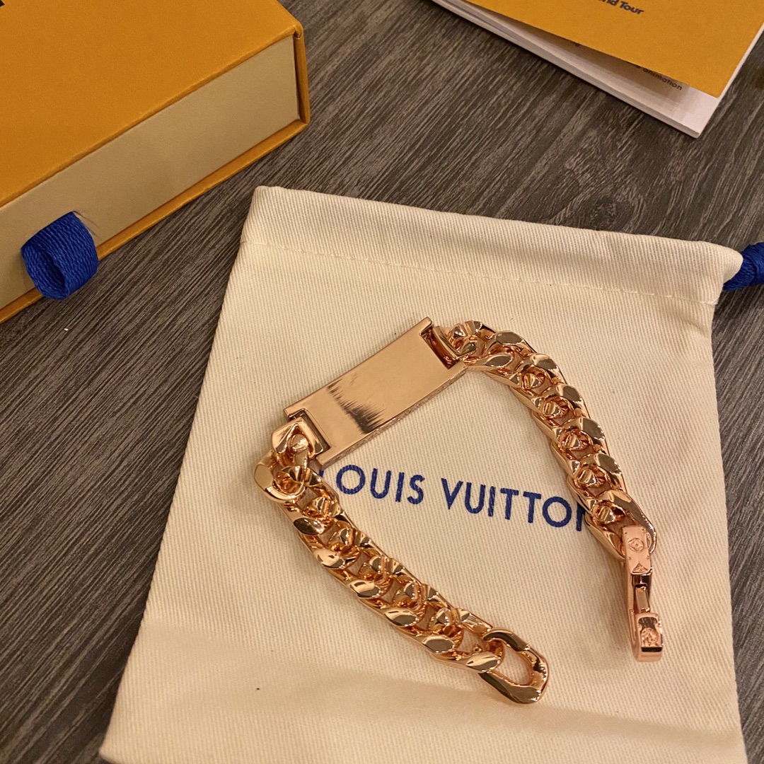 L0vis Vvtt0n Chain Bracelet Gold