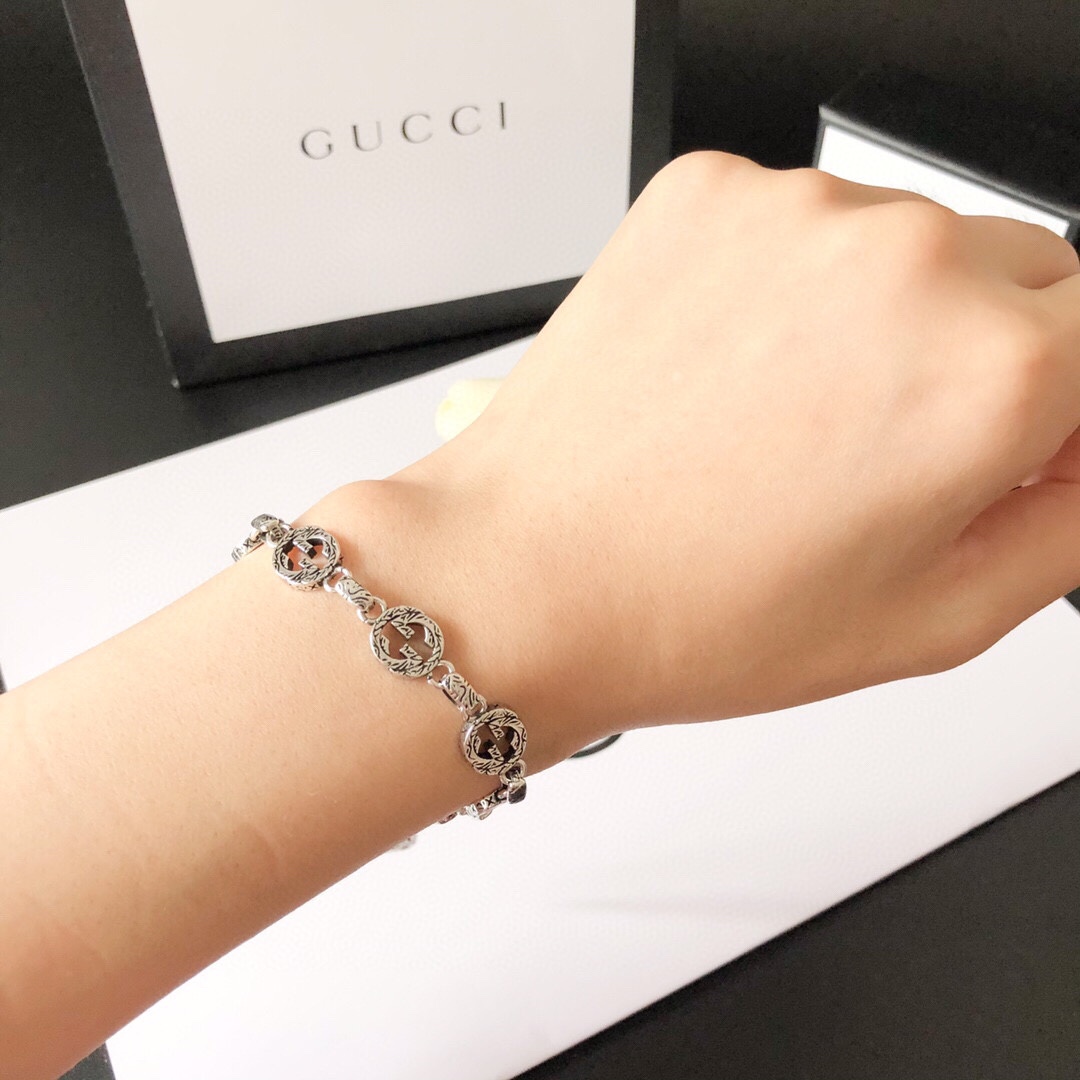 Gvc*1 Double G Bracelet Silver For Women