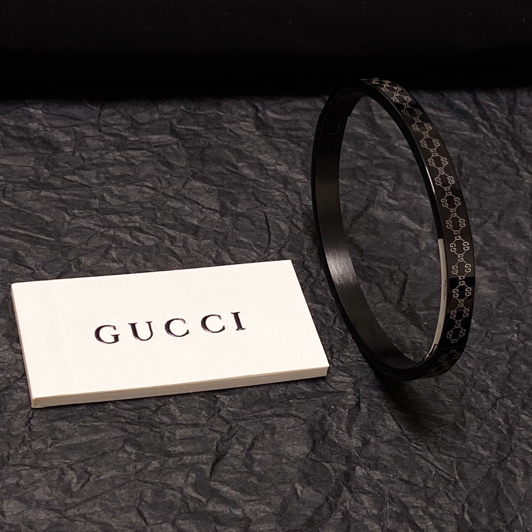 Gvc*1 Double G Bracelet Black For Women