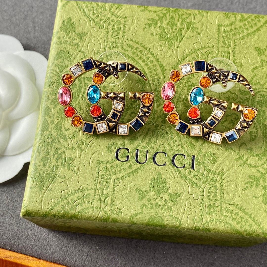Gvc*1 Double G Earrings Multicolor For Women