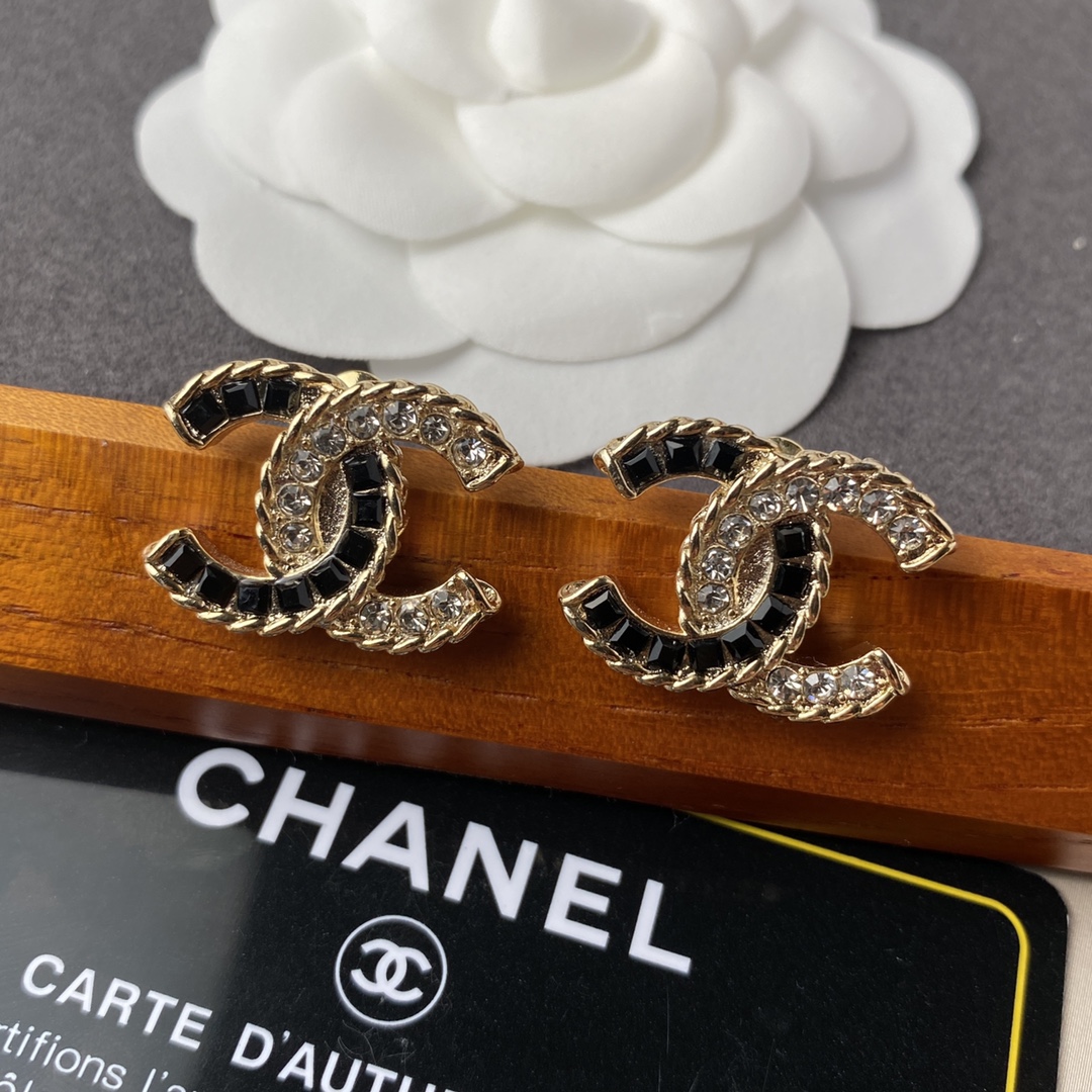 Ch**el Spring Earrings Gold For Women