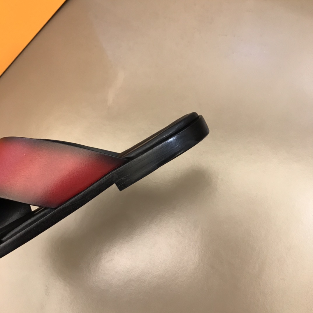 L0vis Vvtt0n LV Oasis Mule Red For Men