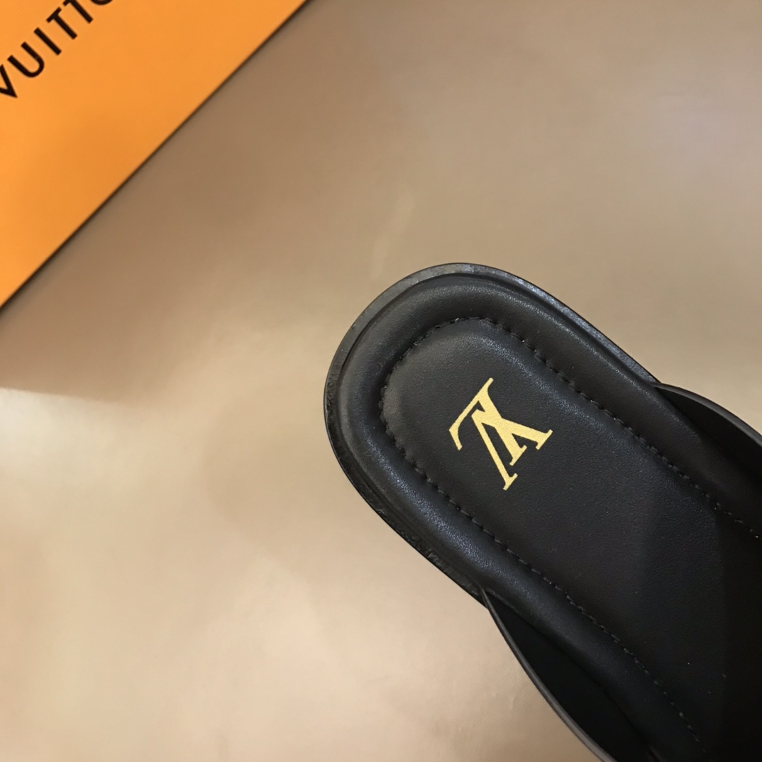 L0vis Vvtt0n LV Oasis Mule Black For Men