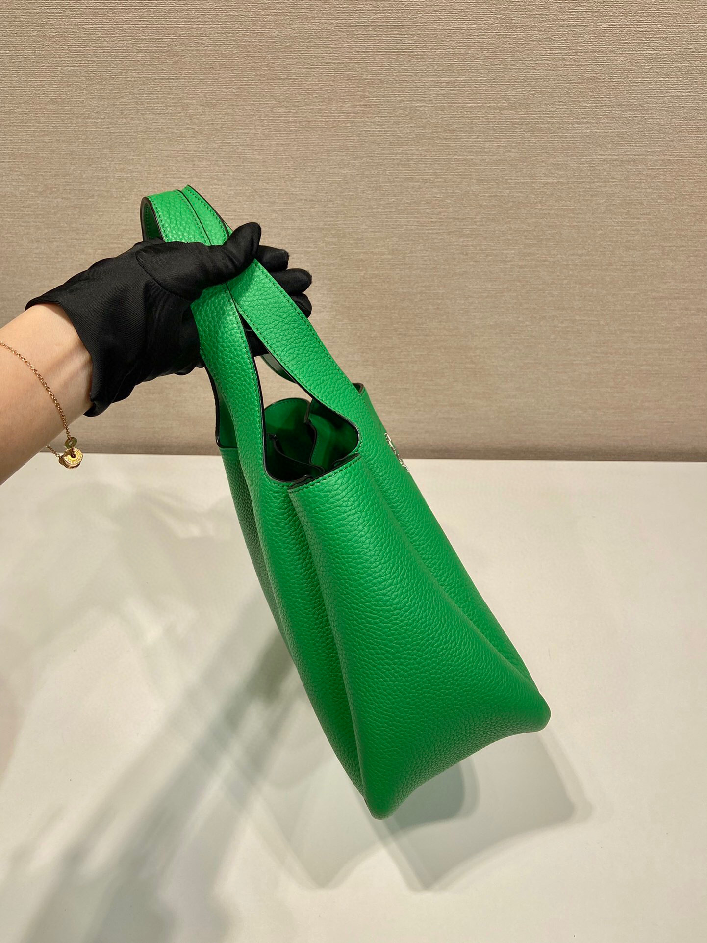 Pra*a Medium Handbag In Green For Women 9.8 in/ 25cm