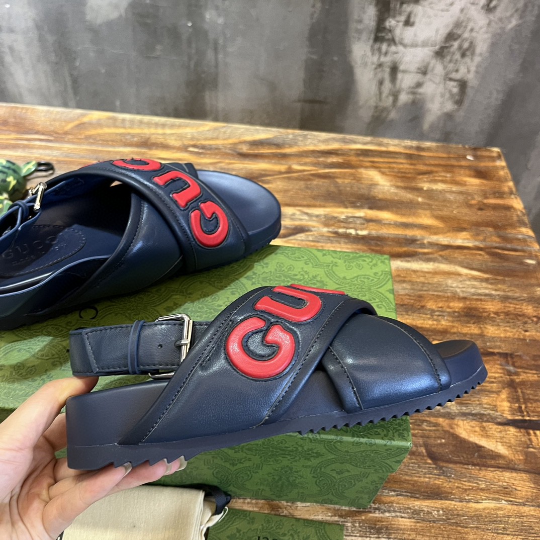 Gvc*1 Men’s Sandal Navy Blue For Men 742024 AABYS 4058