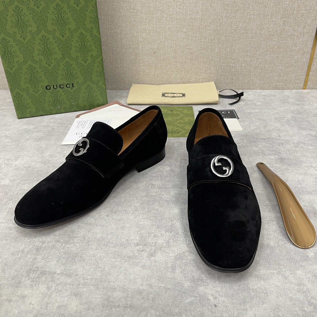 Gvc*1 Interlocking G Loafer Black For Men