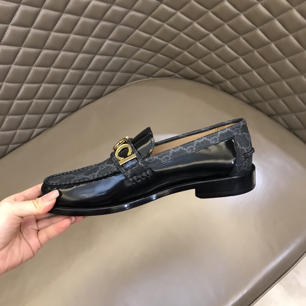 Gvc*1 Loafer With Logo Gvc*1 Black For Men