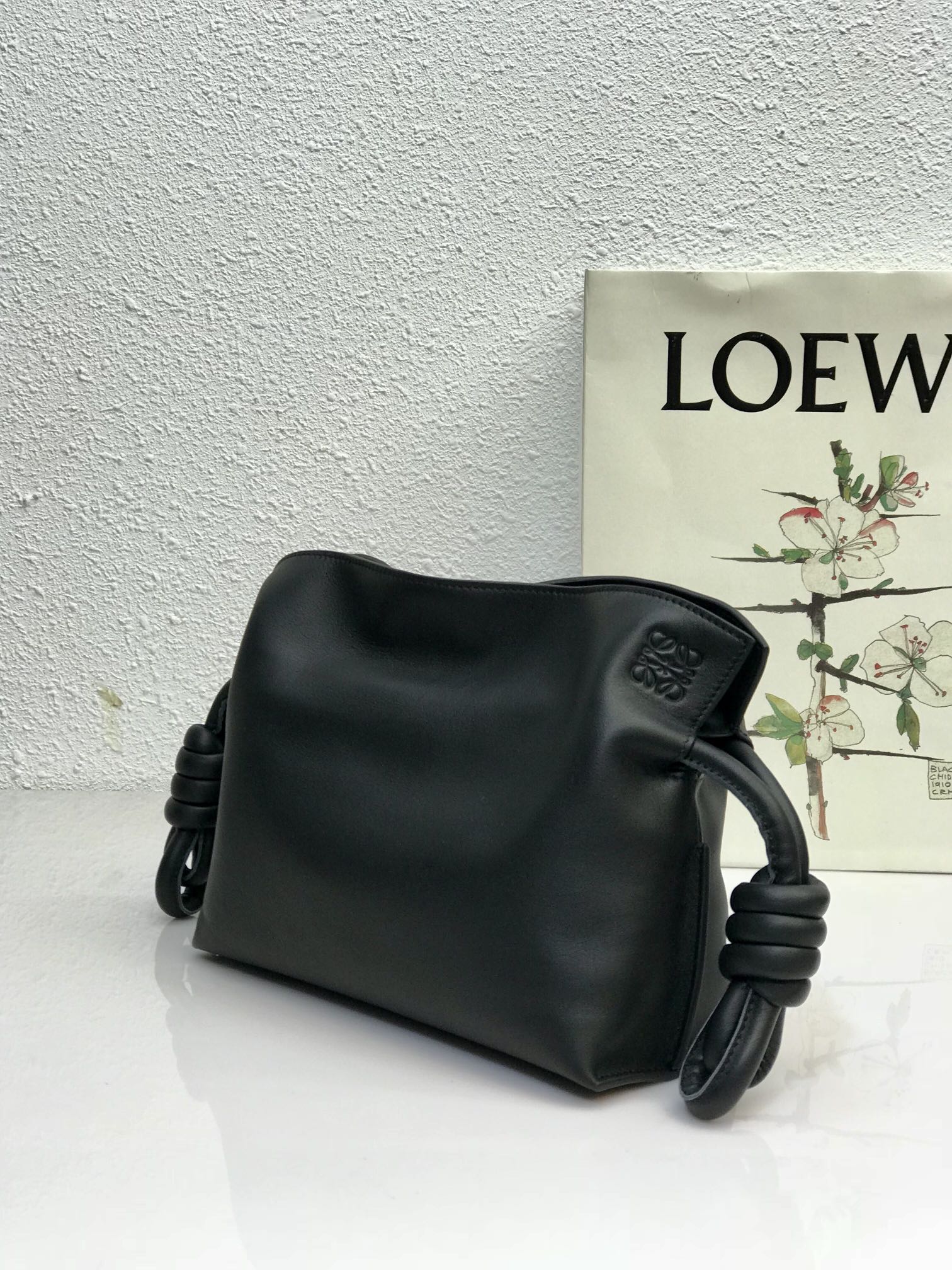 L0ew* Mini Flamenco Clutch Black/Brown/Dark Green/Green For Women 9.4in / 23.9cm A411FC2X37