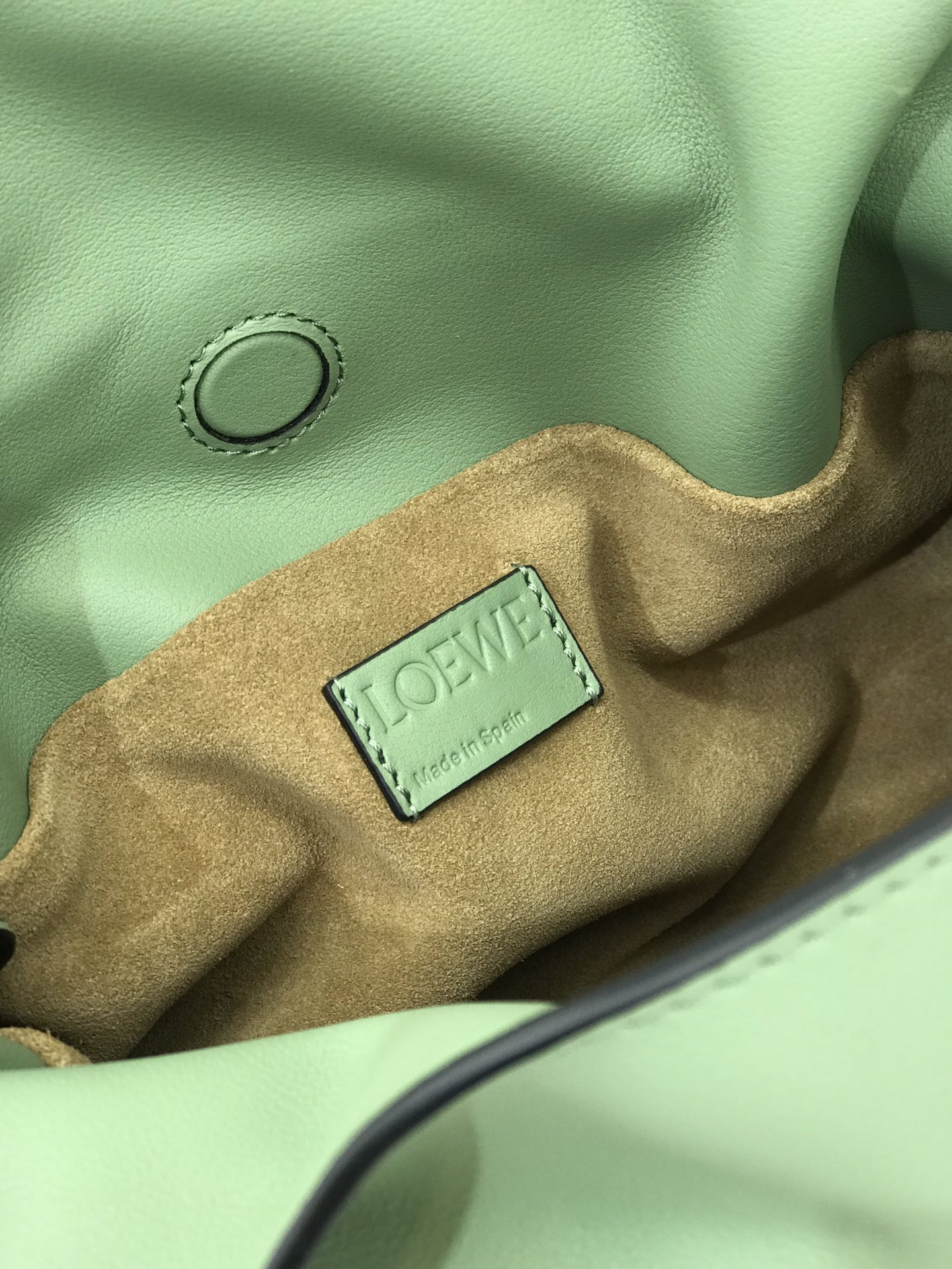 L0ew* Mini Flamenco Clutch Black/Brown/Dark Green/Green For Women 9.4in / 23.9cm A411FC2X37