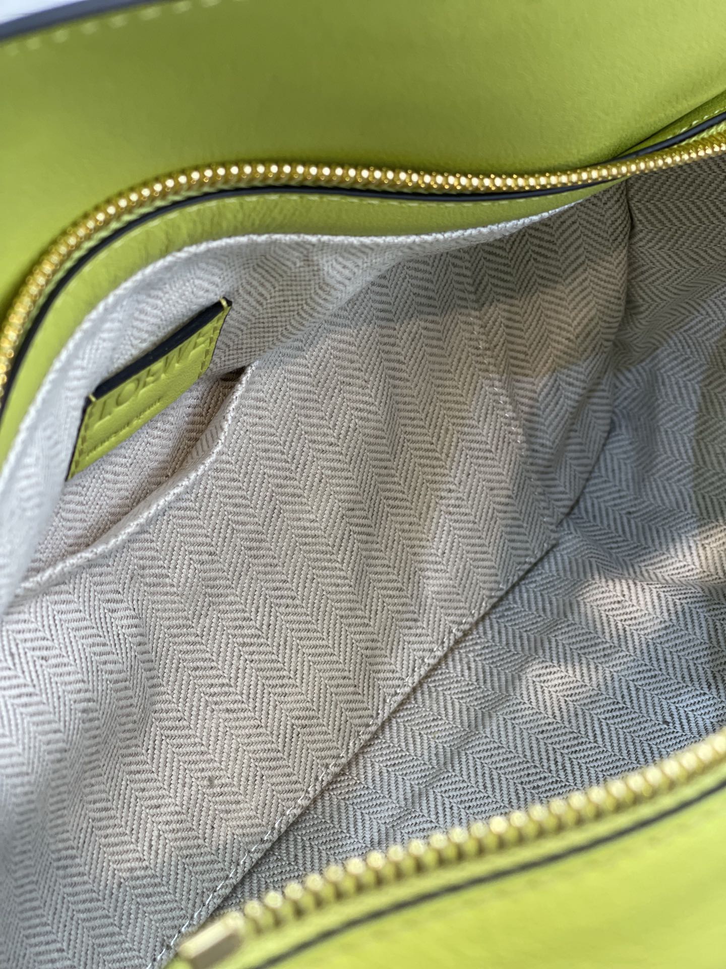 L0ew* Puzzle Hobo Bag Black/Light Green/Pink/Yellow/White For Women 11.3in / 28.7cm A510J67X01