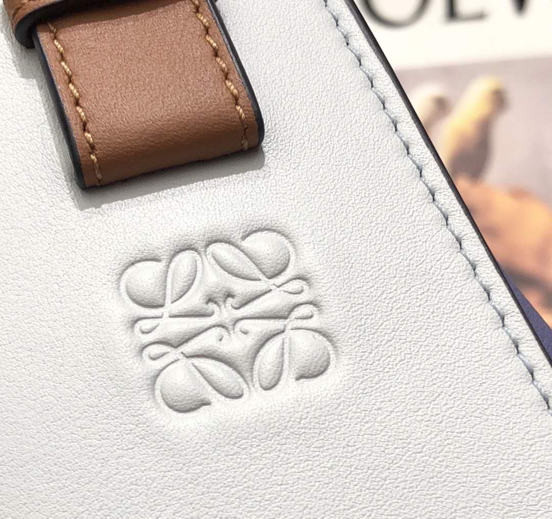 L0ew* Small Hammock Bag Blue/Pink/Beige/White/Brown/Burgundy/Grey For Women 11.8in / 30cm