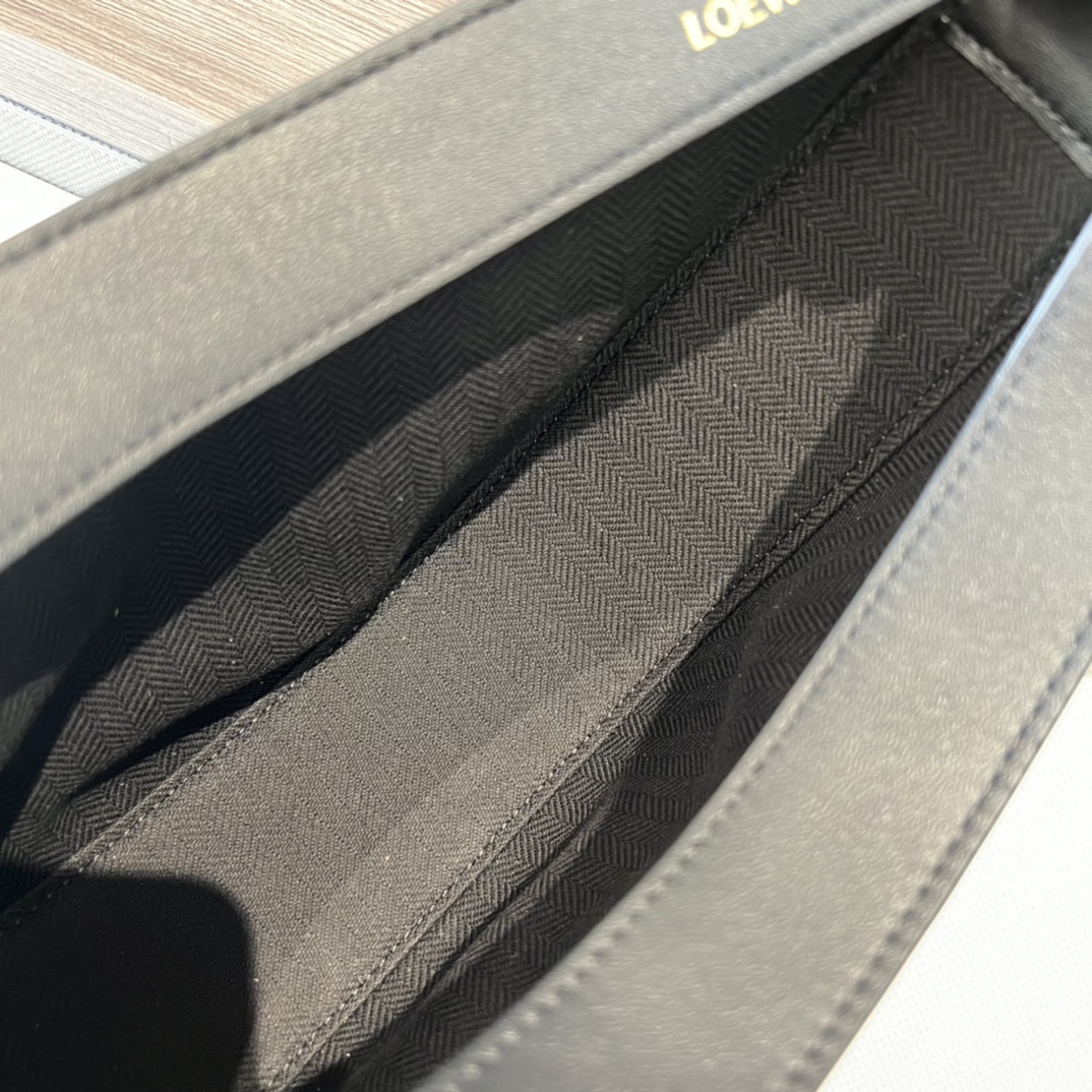 L0ew* Small Luna Bag Black/Brown/Light Brown For Women 12in / 30.5cm A923PM1X02