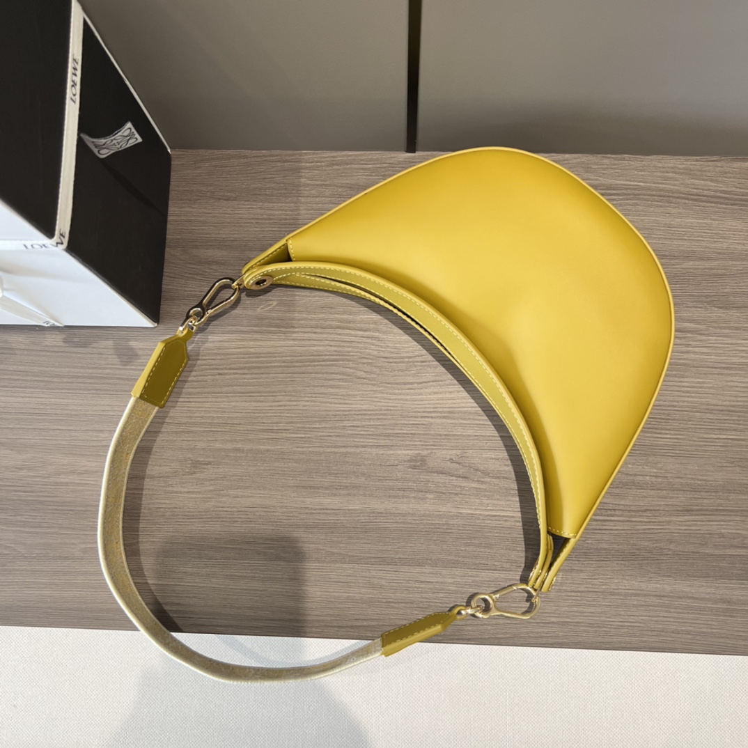 L0ew* Small Luna Bag Black/Brown/Cream/Green/Yellow For Women 12in / 30.5cm A923PM1X01