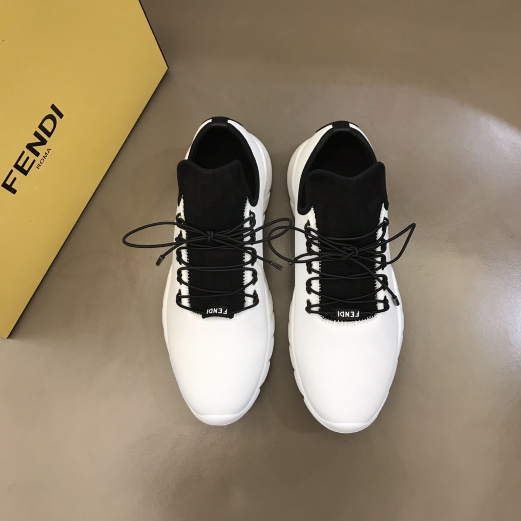 F**di FD Faster Trainers White For Men