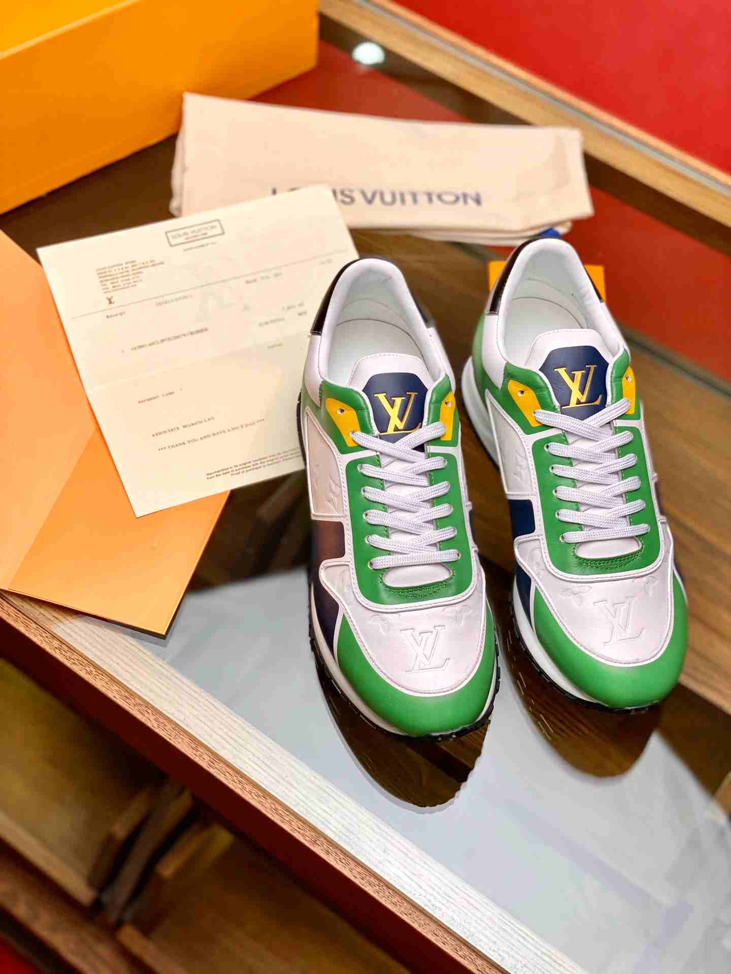 L0vis Vvtt0n Run Away Sneaker Green For Men