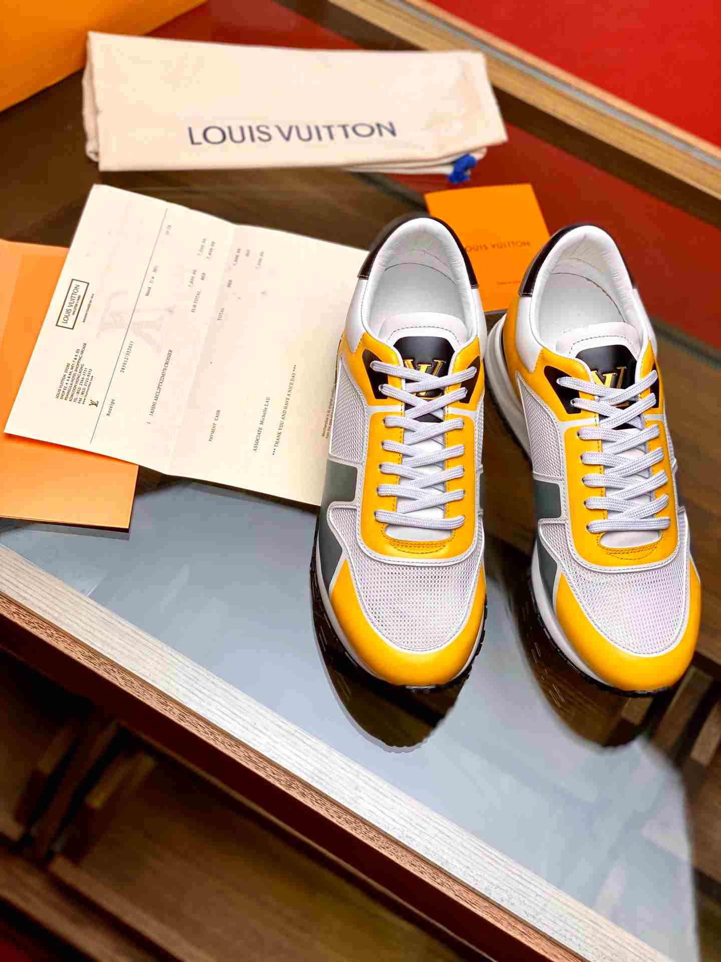 L0vis Vvtt0n Run Away Sneaker Yellow For Men