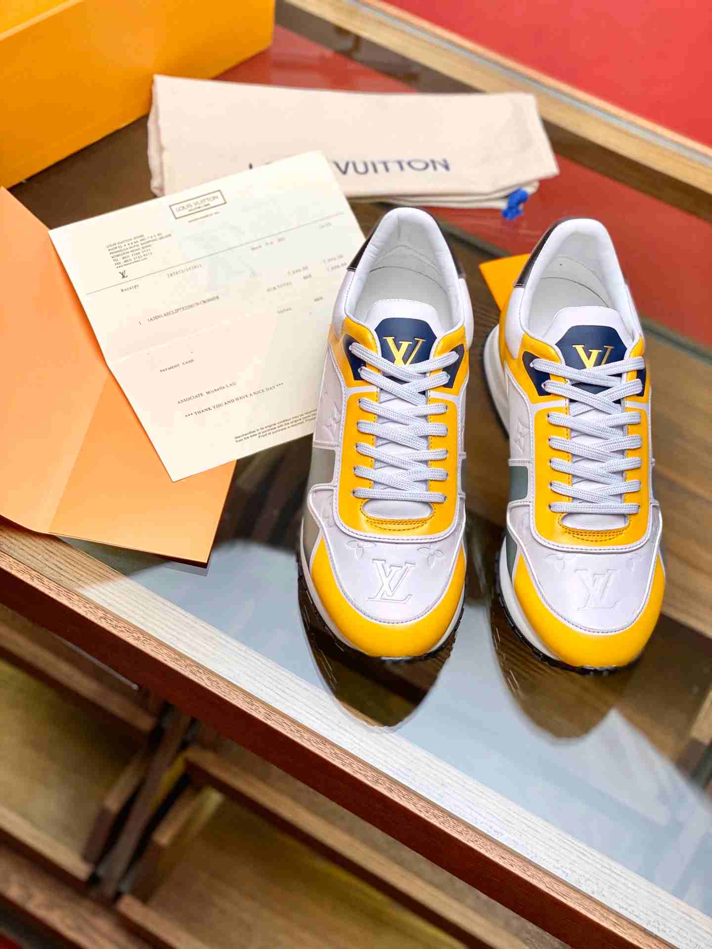 L0vis Vvtt0n Run Away Sneaker Yellow For Men