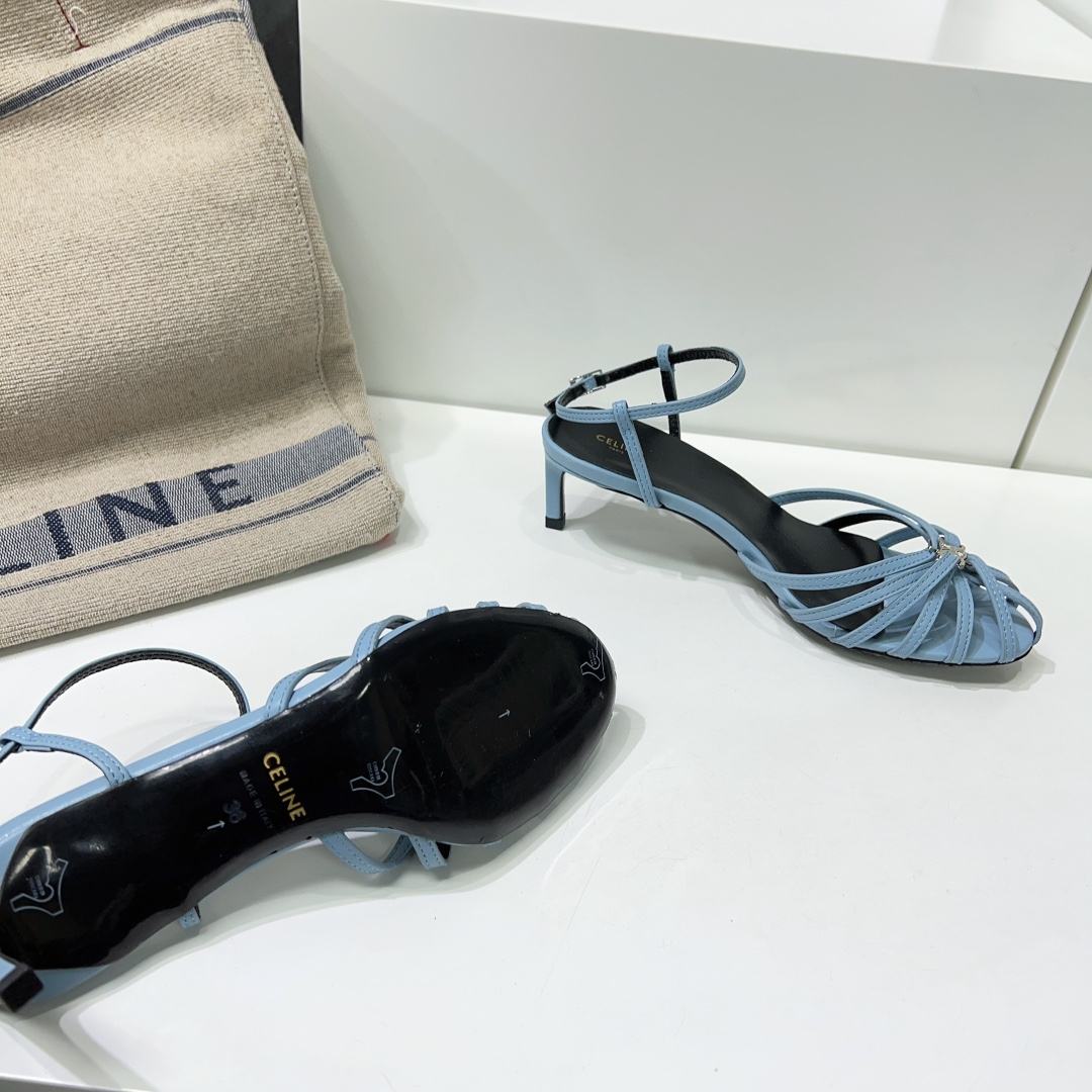 Ce1i*e Triomphe Sandal Blue For Women