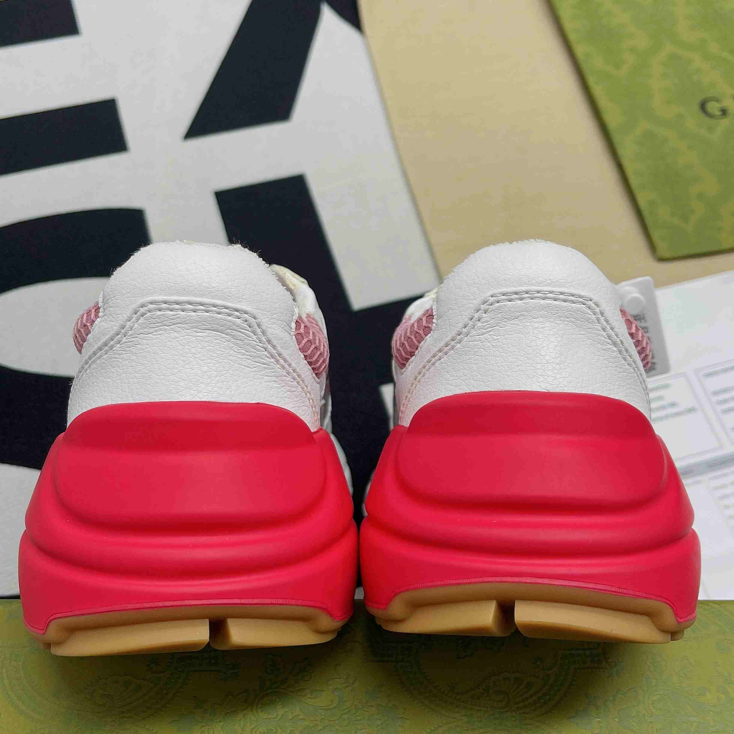 Gvc*1 GG Rhyton Sneaker Pink And Red For Men