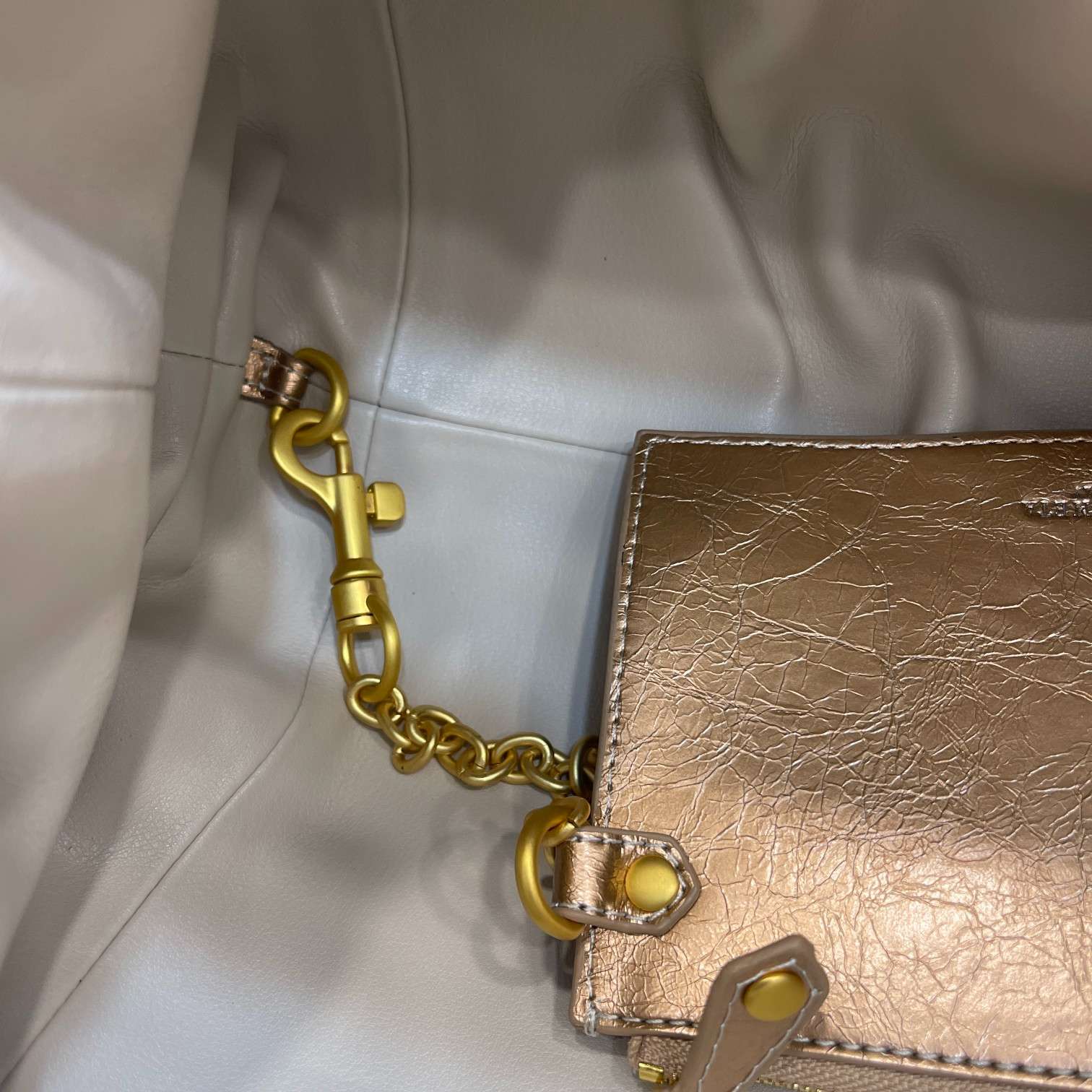 B0tt*ga Ven*ta Pouch Teak Brown For Women 12.2in/31cm