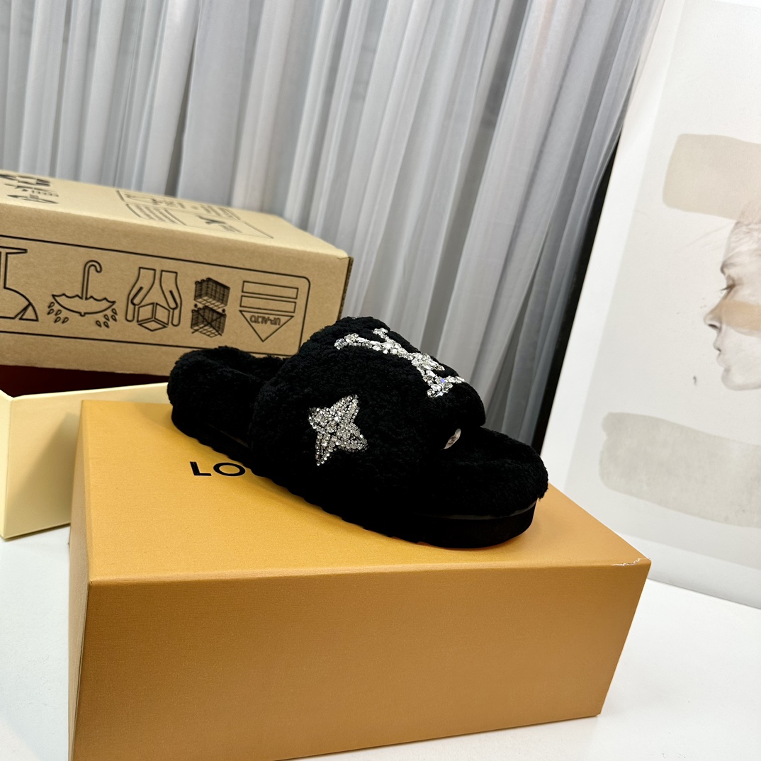 L0vis Vvtt0n Paseo Flat Comfort Mule Black For Women