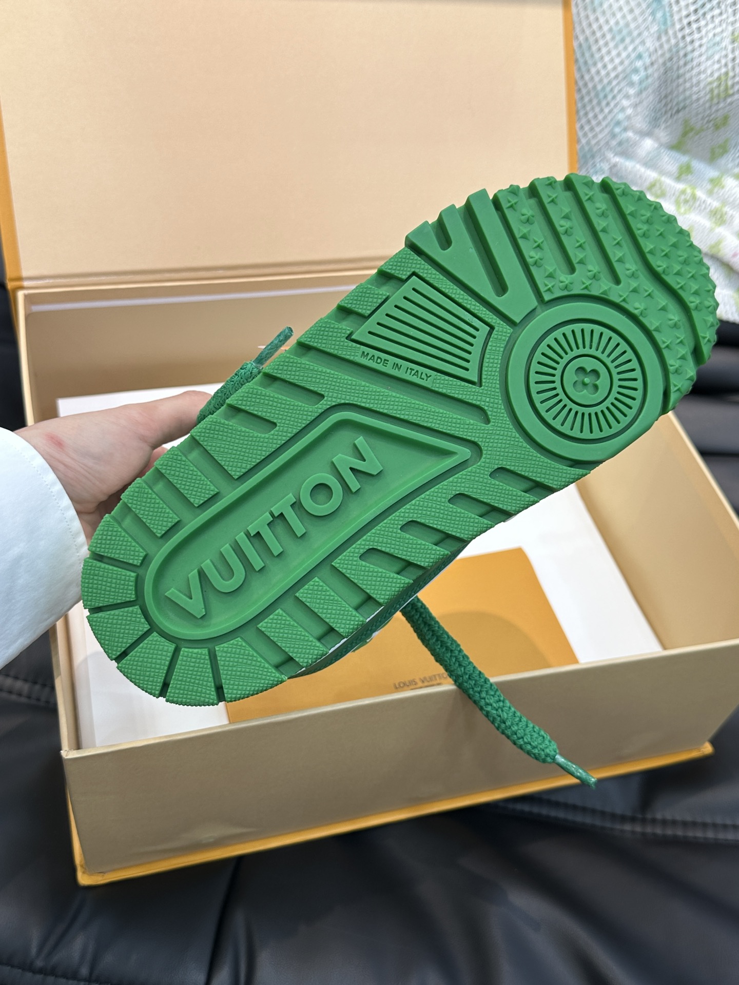 L0vis Vvtt0n Trainer Maxi Sneaker LV Green For Women