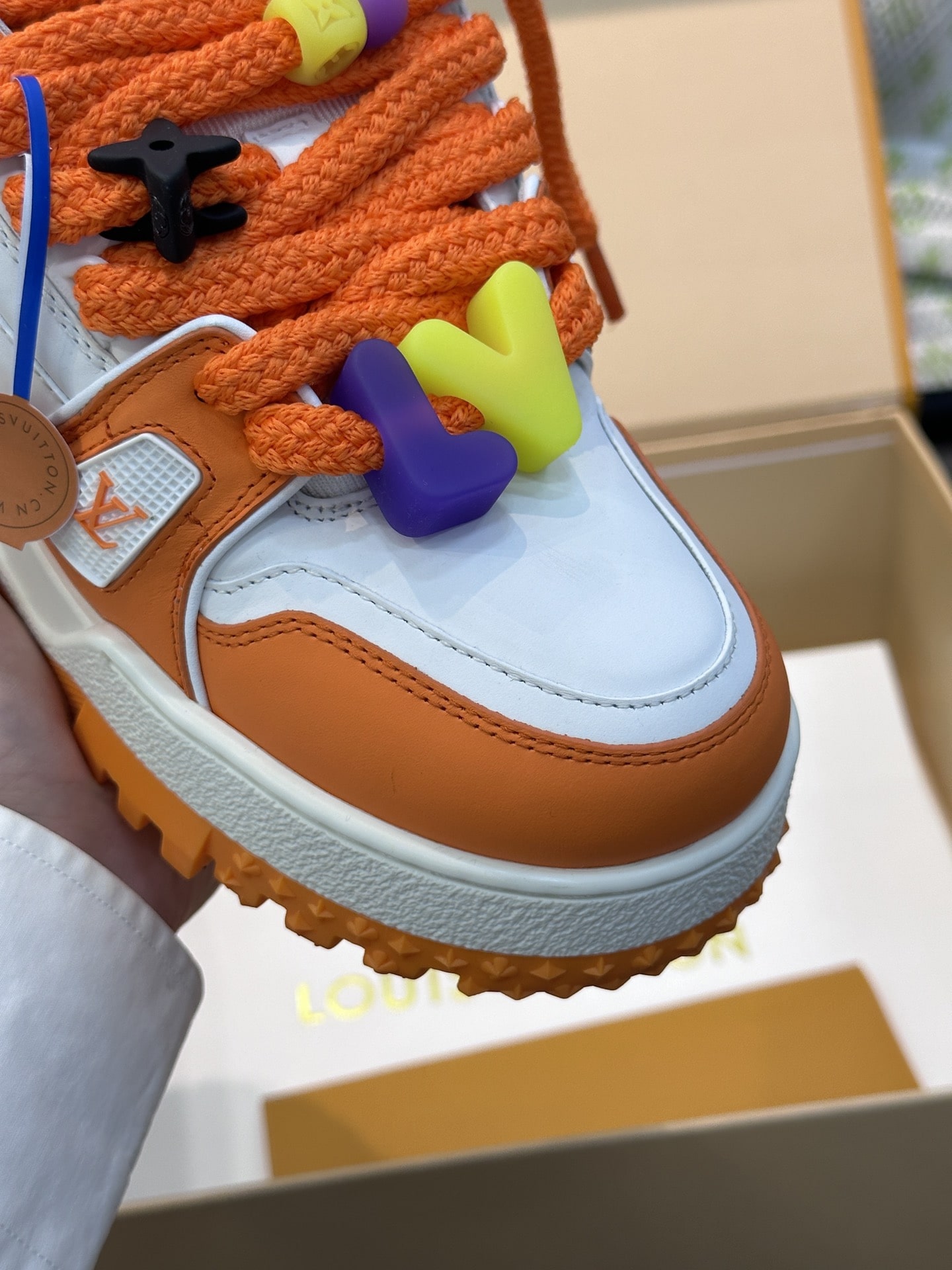 L0vis Vvtt0n Trainer Maxi Sneaker LV Orange For Women