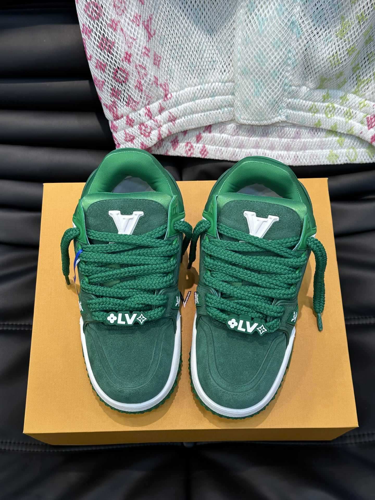 L0vis Vvtt0n Trainer Maxi Sneaker LV Dark Green For Women