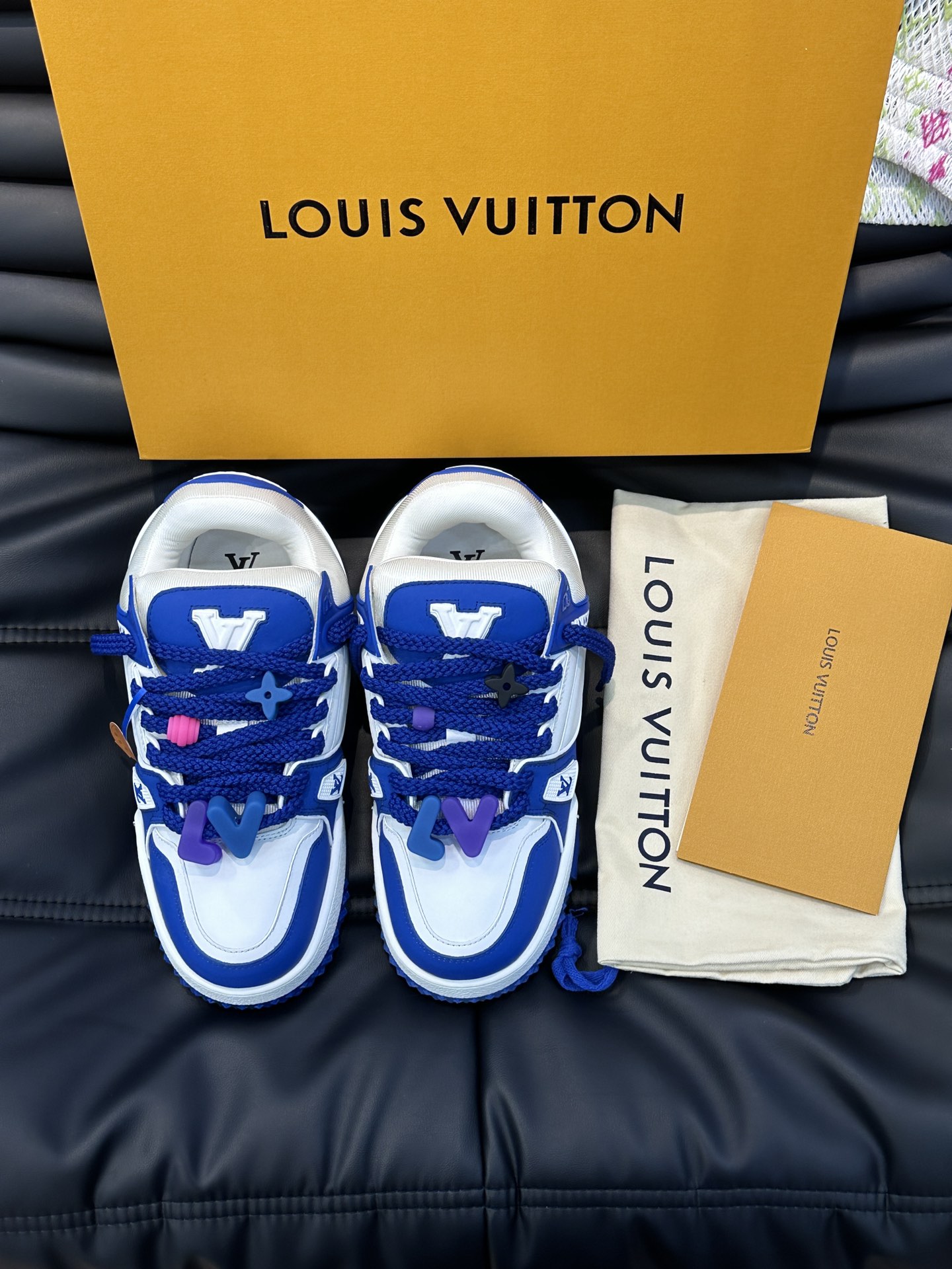L0vis Vvtt0n Trainer Maxi Sneaker LV Blue For Women