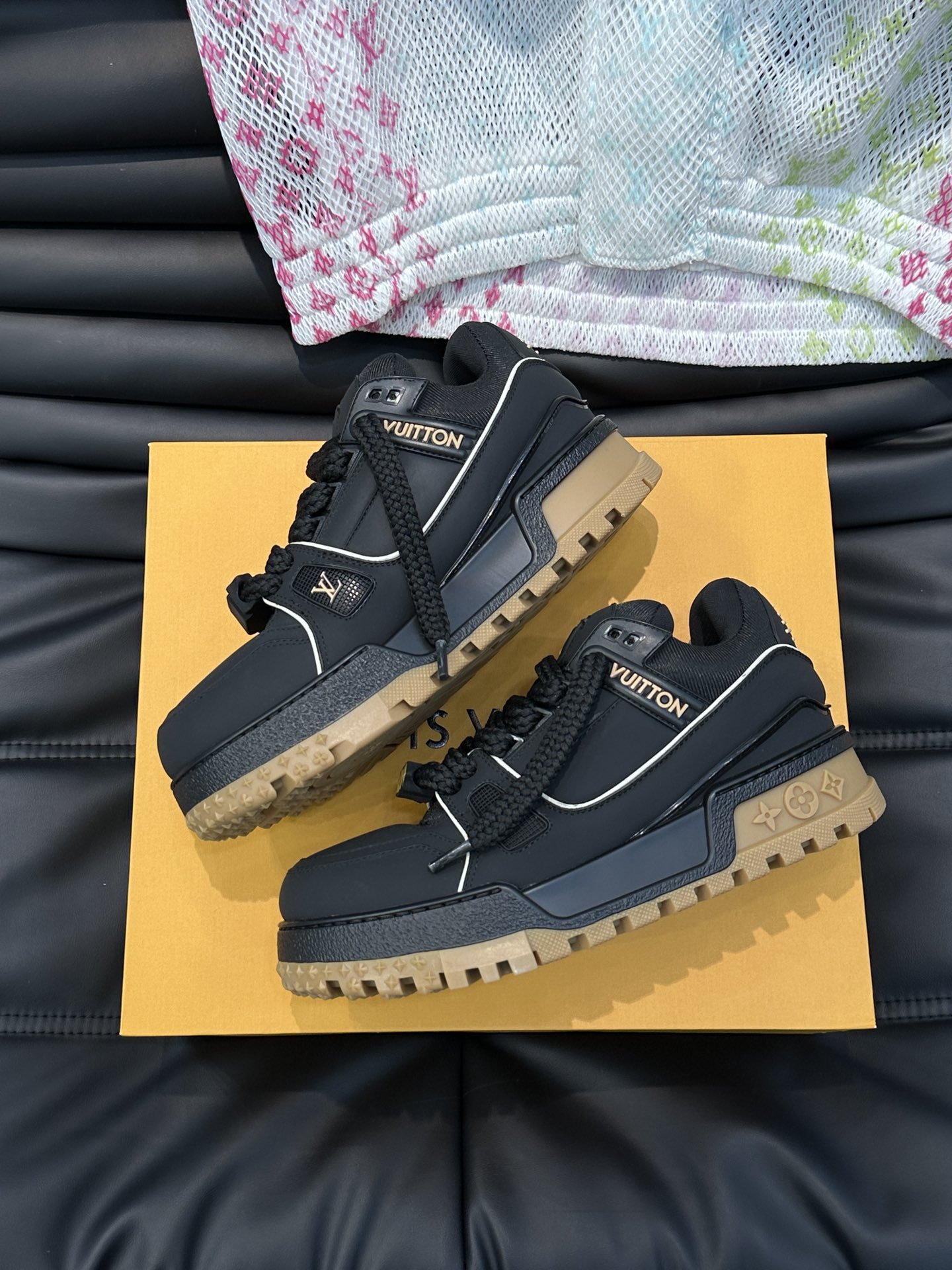 L0vis Vvtt0n Trainer Maxi Sneaker LV Black For Women