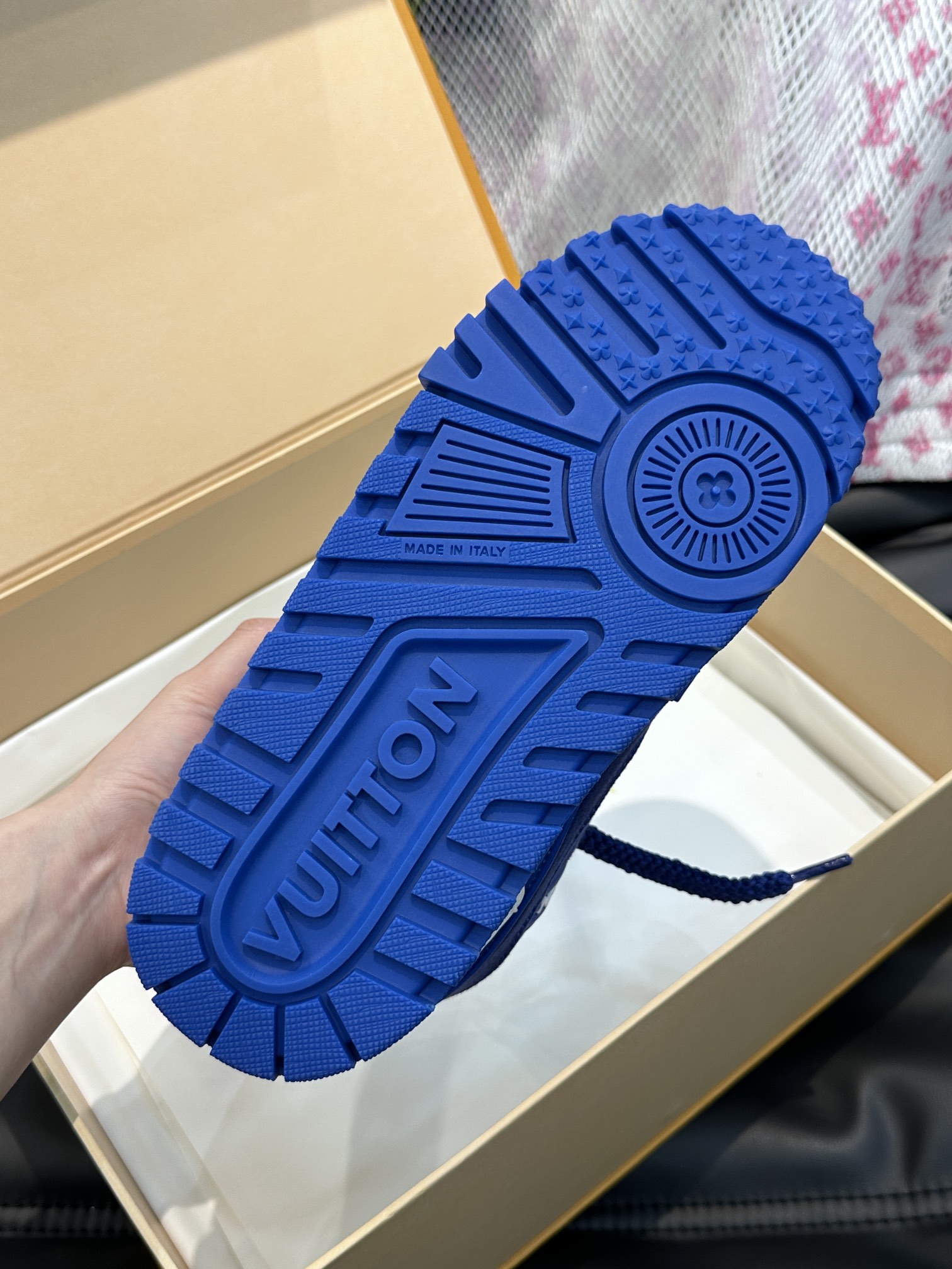 L0vis Vvtt0n Trainer Maxi Sneaker LV Blue For Women