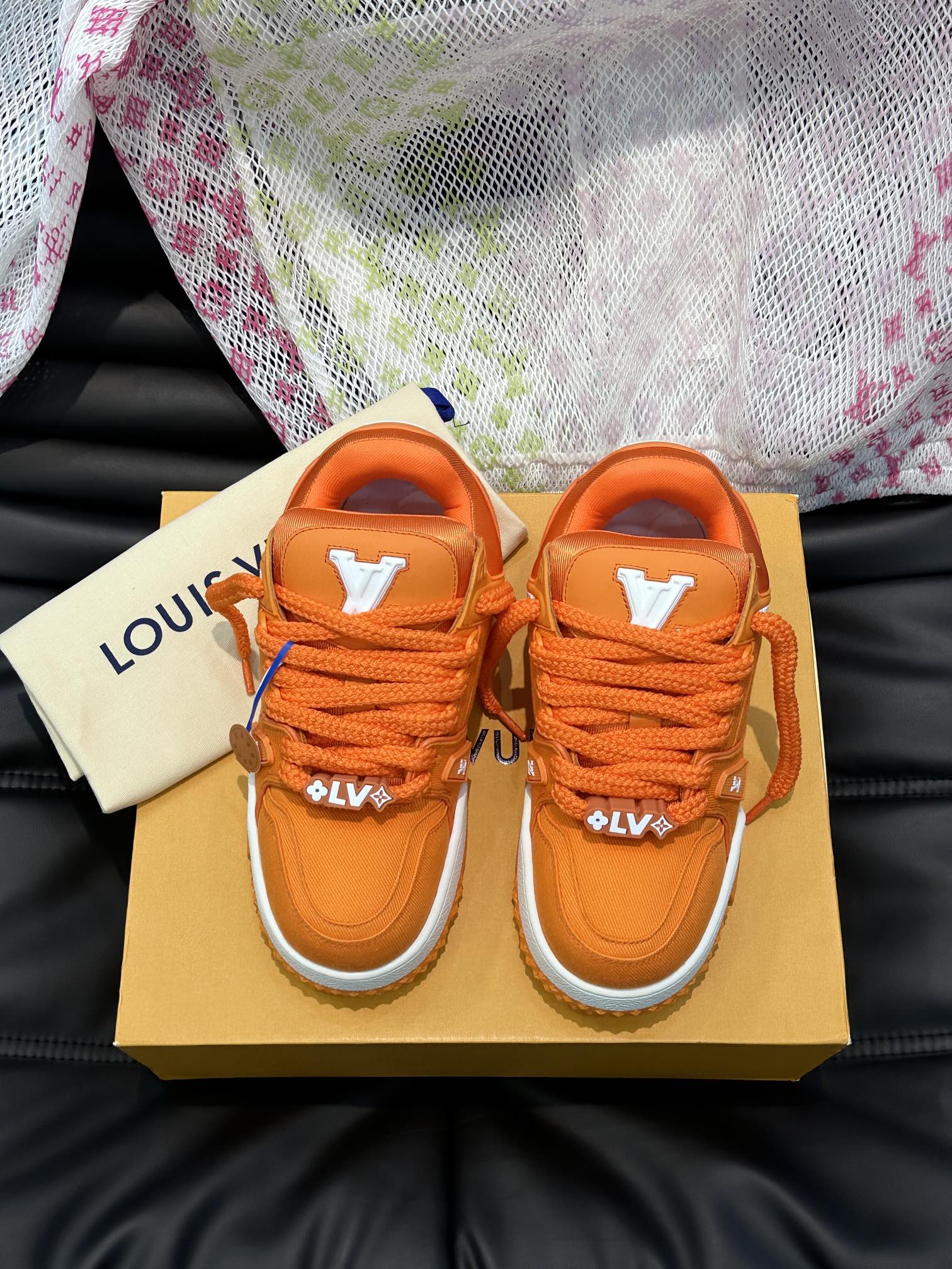 L0vis Vvtt0n Trainer Maxi Sneaker LV Orange For Women