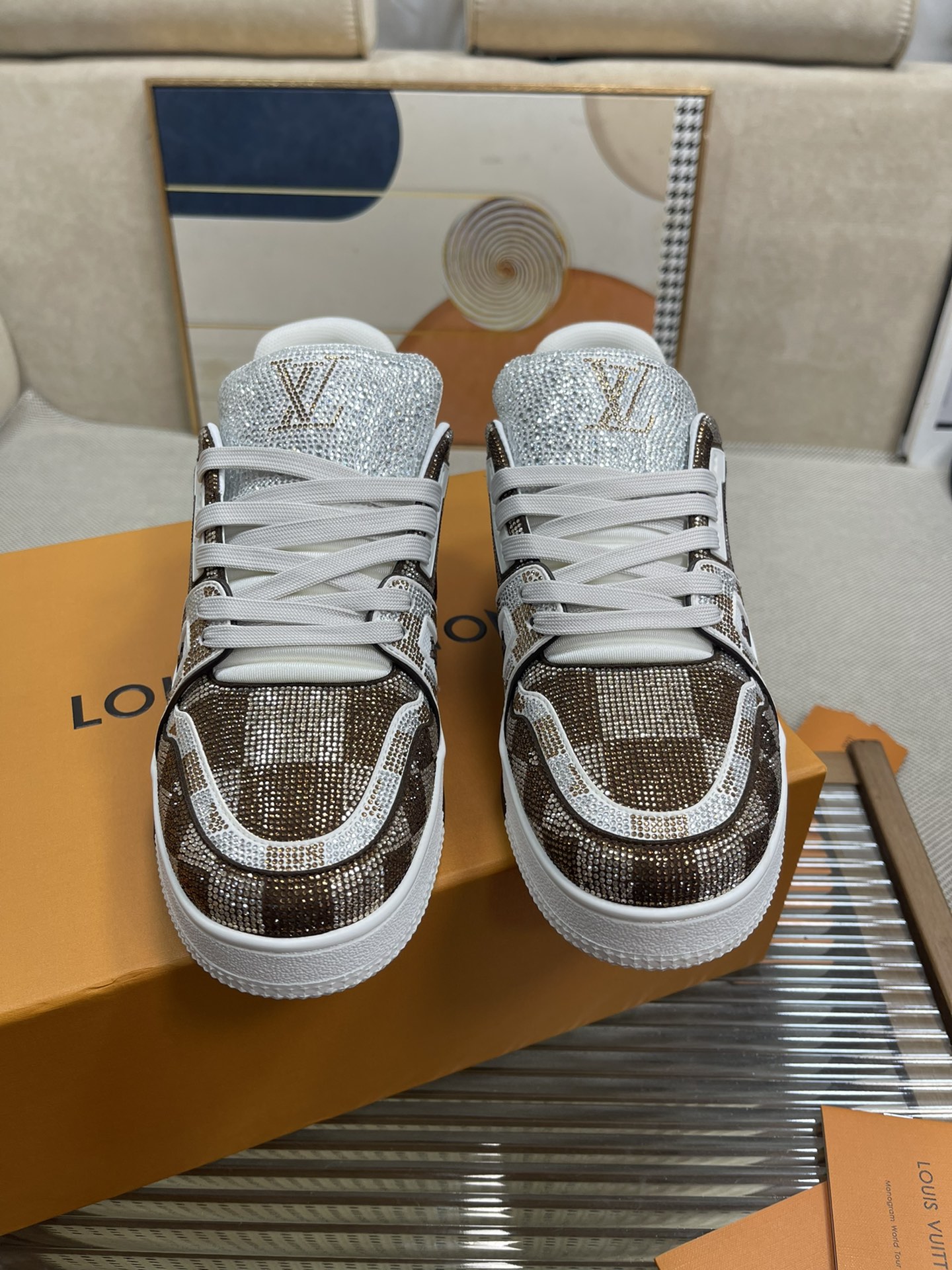 L0vis Vvtt0n Trainer Sneaker LV Brown For Women