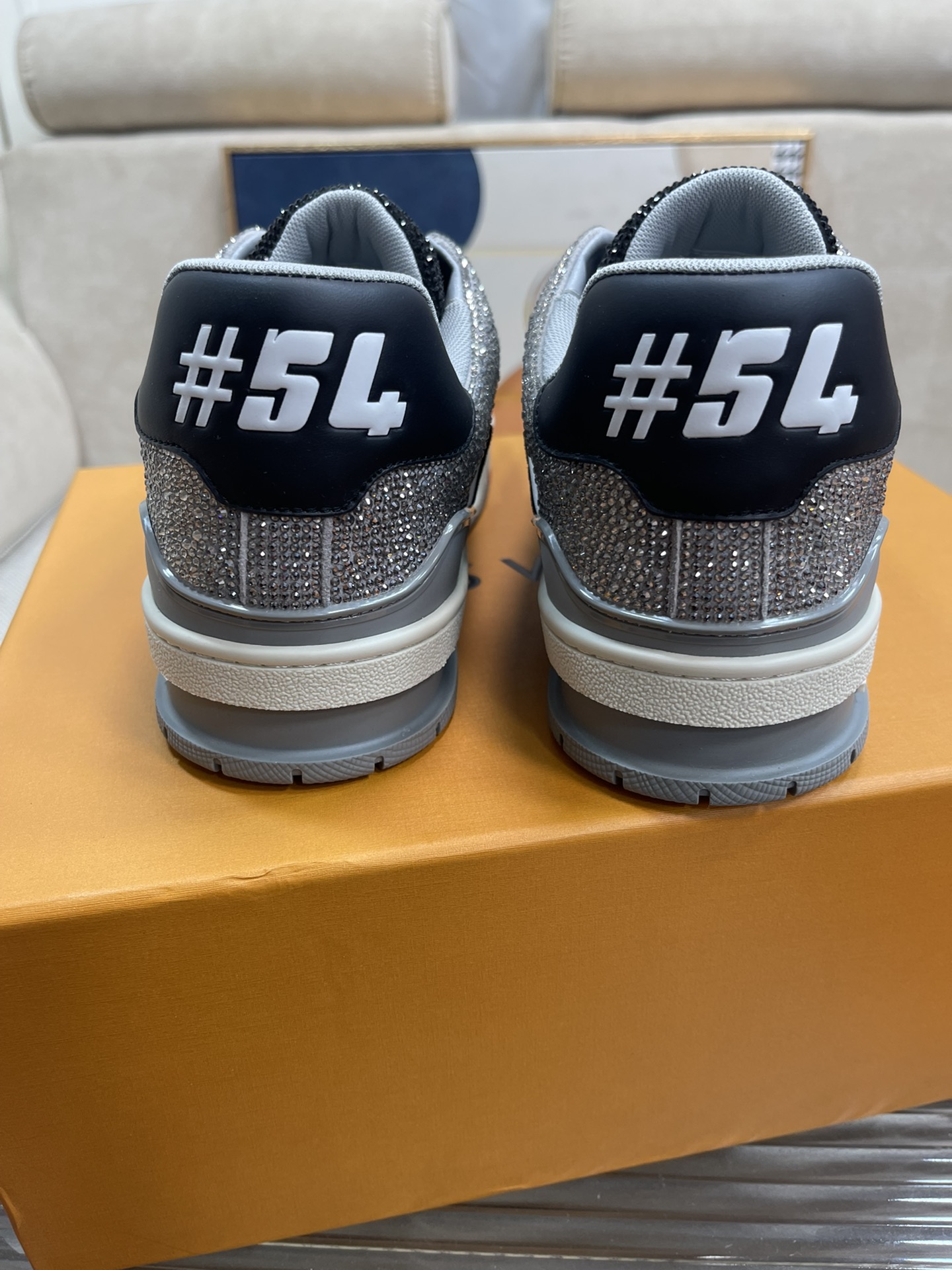 L0vis Vvtt0n Trainer Sneaker LV Black/Silver For Women