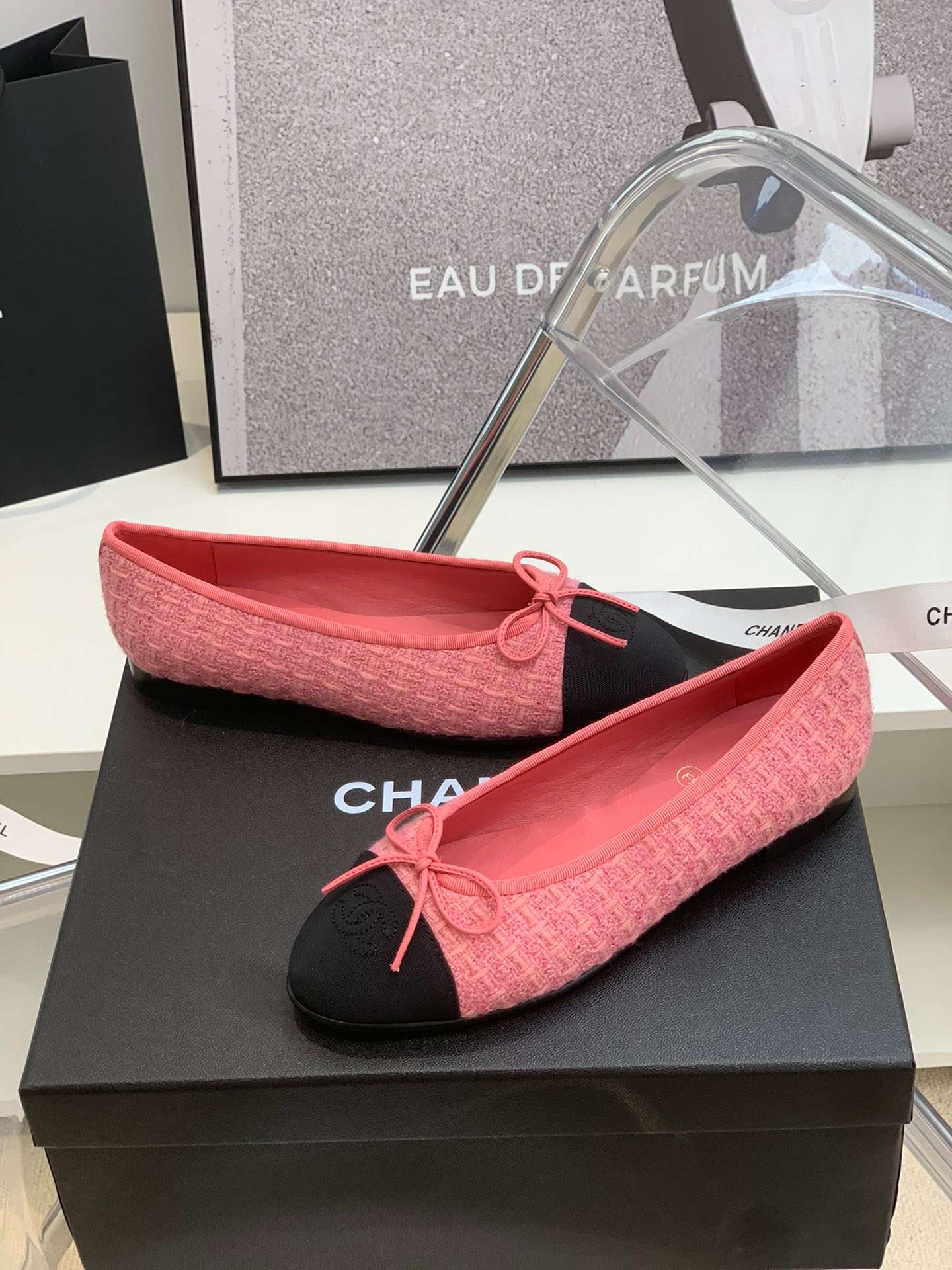 Ch**el Ballet Flats Pink For Women